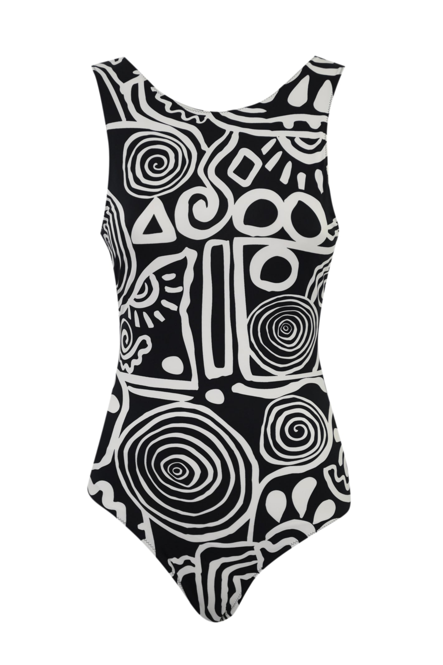 One-piece Swimsuit With Print