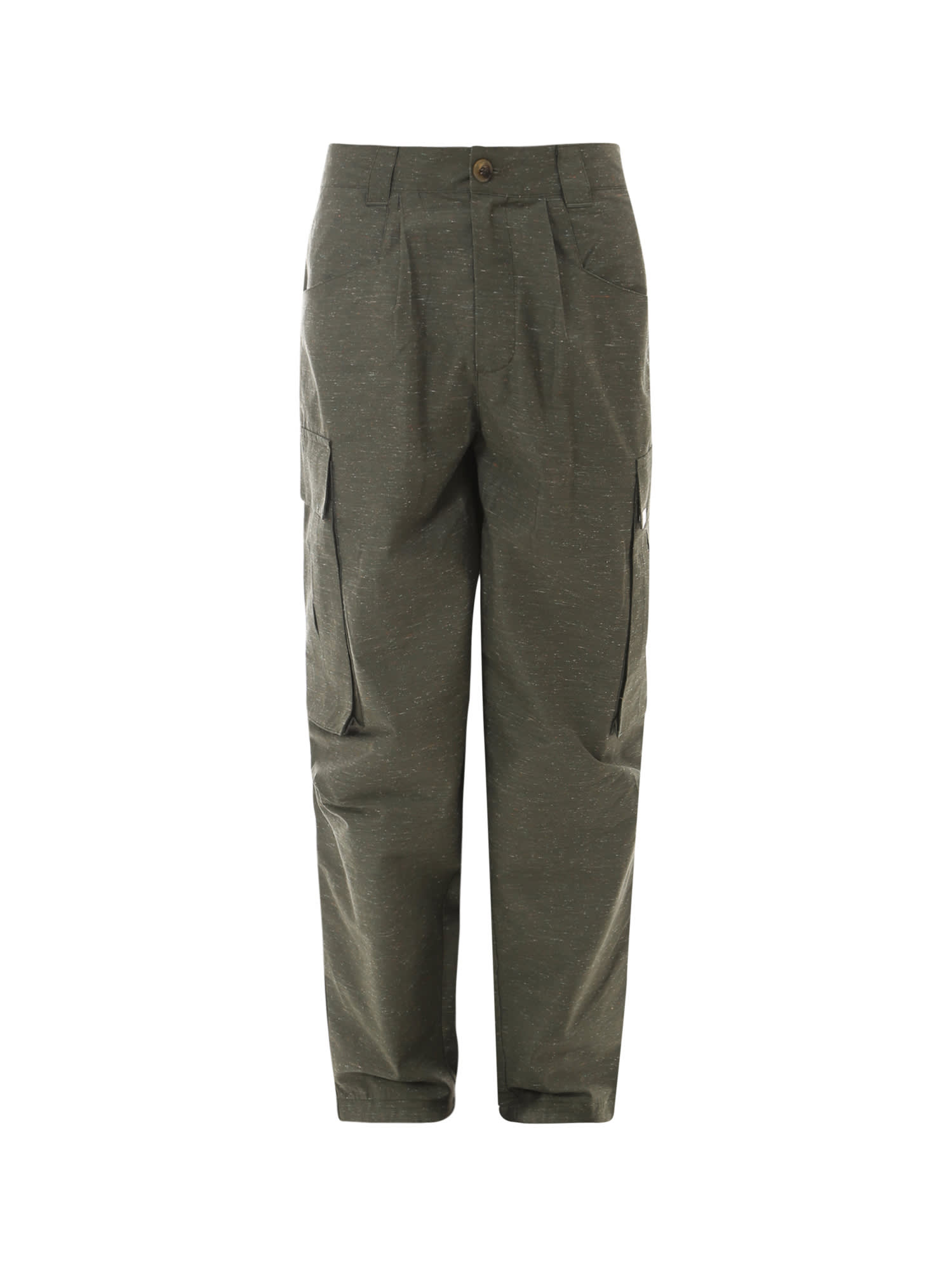Silted Trouser In Green