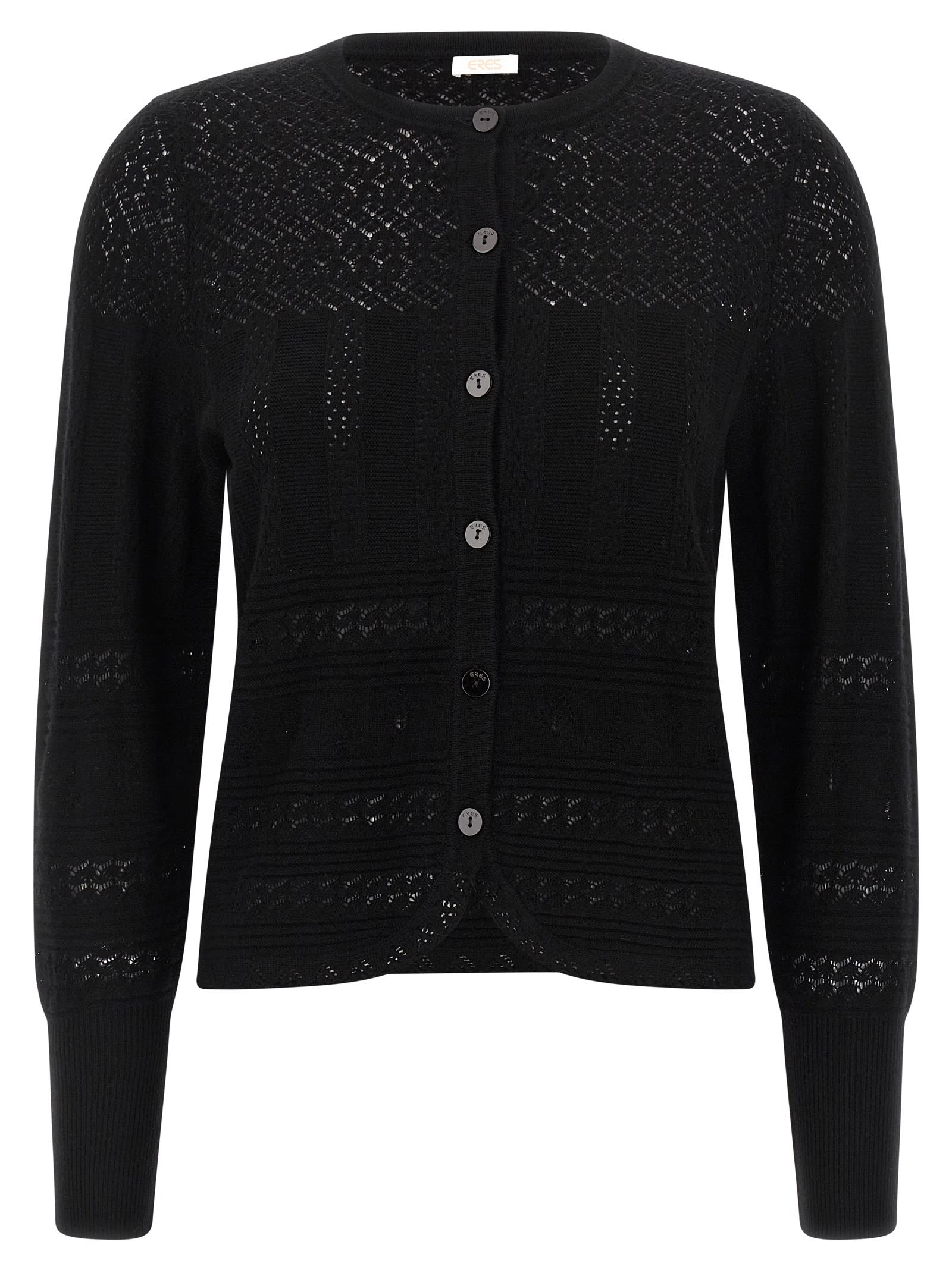 Eres Trio Cardigan In Black