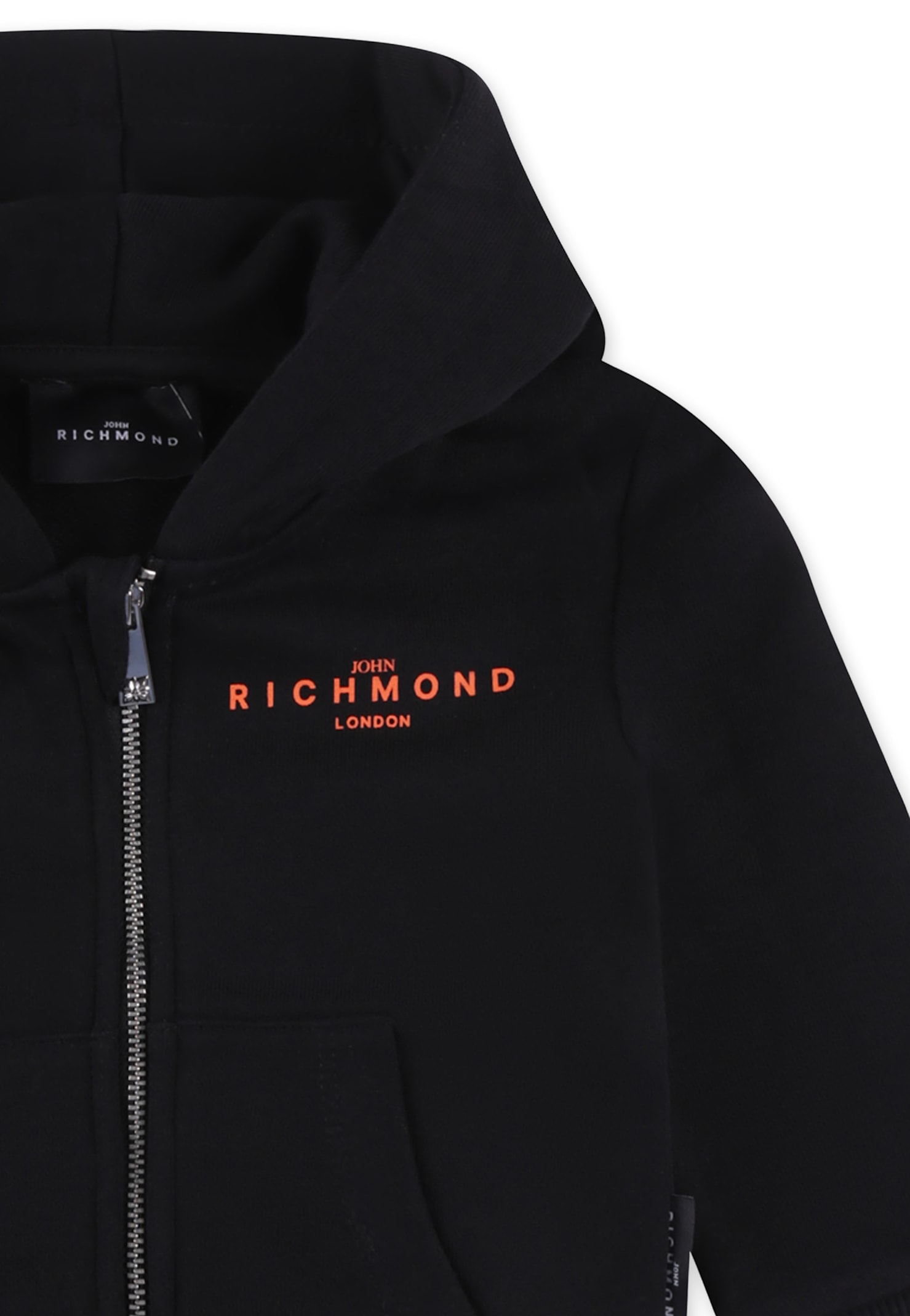 Richmond Black Sweatshirt For Baby Boy With Logo