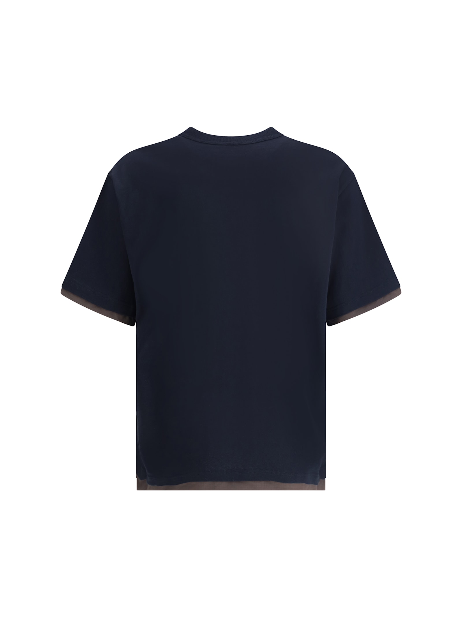 Sacai Men S Cotton Jersey T-shirt Navy In Blue