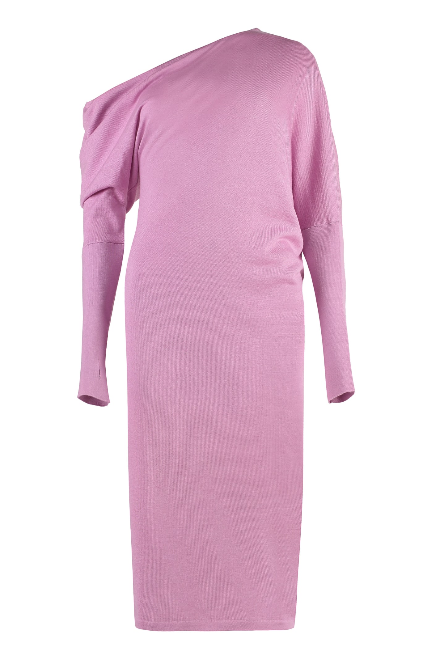 Tom Ford One Shoulder Dress In Pink