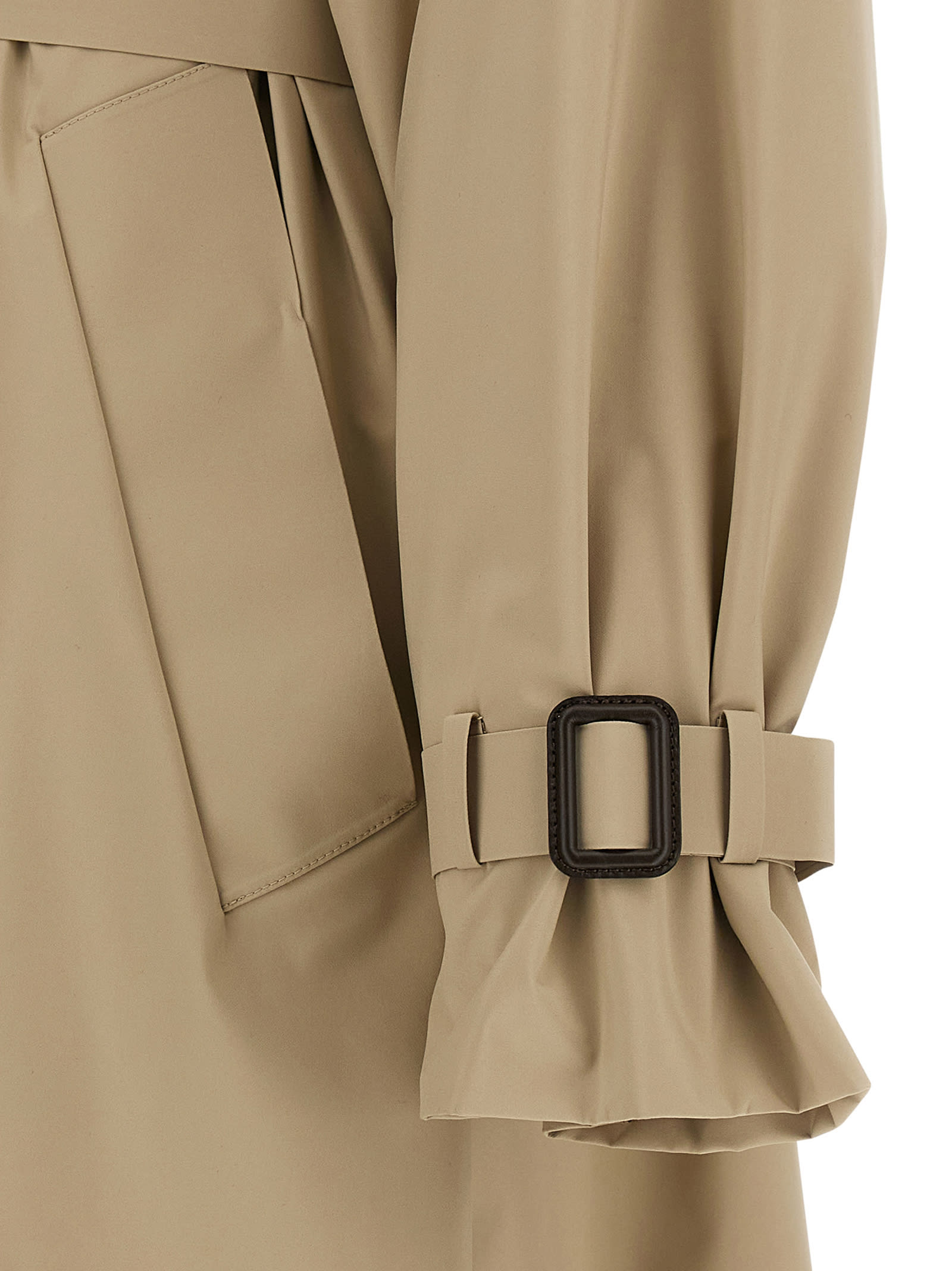 Weekend Max Mara Fatto Trench Coat In Neutral