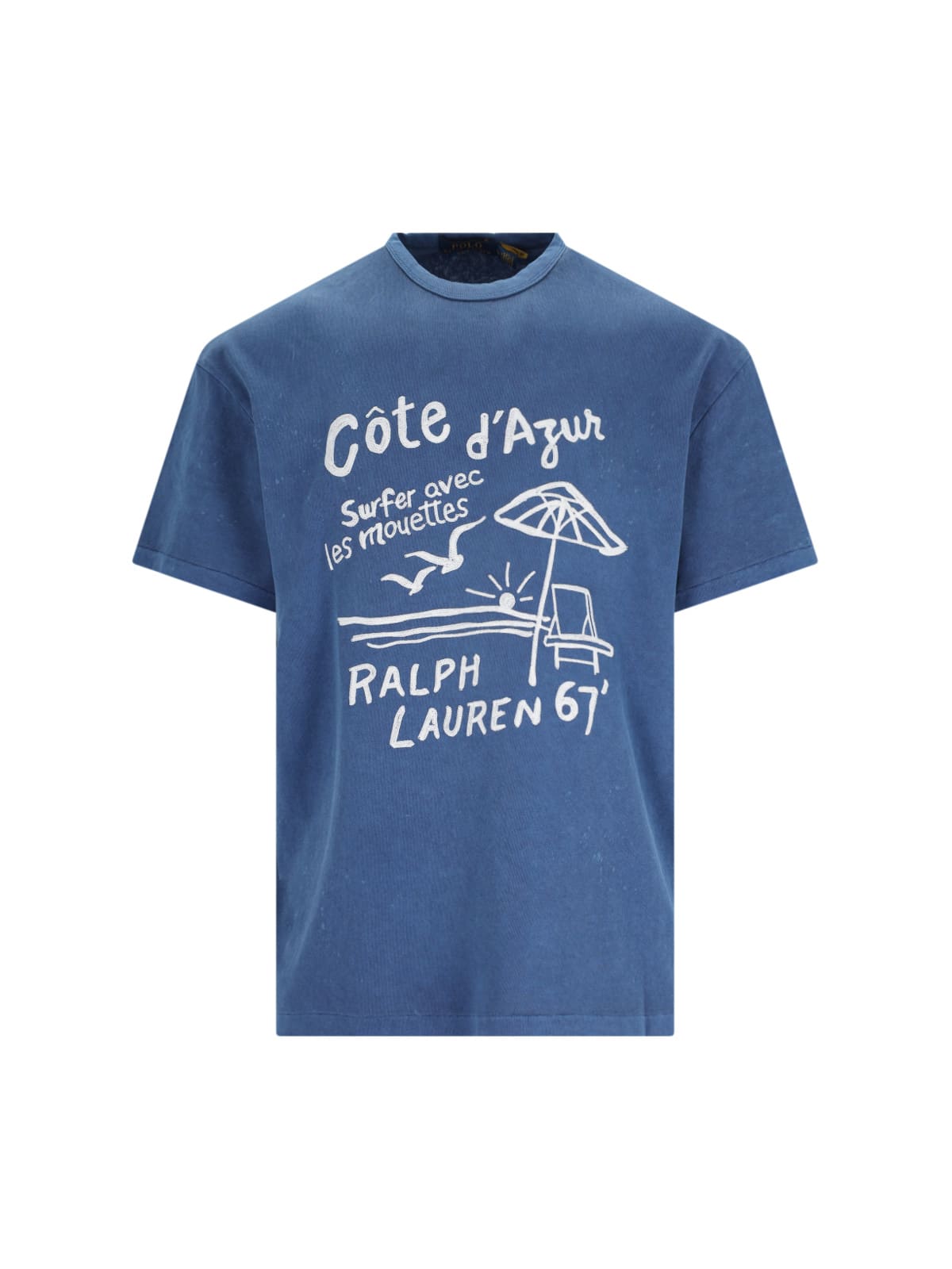Polo Ralph Lauren Printed T-shirt In Blue