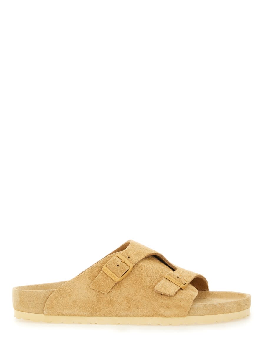 Shop Birkenstock Sandal Zürich In Beige