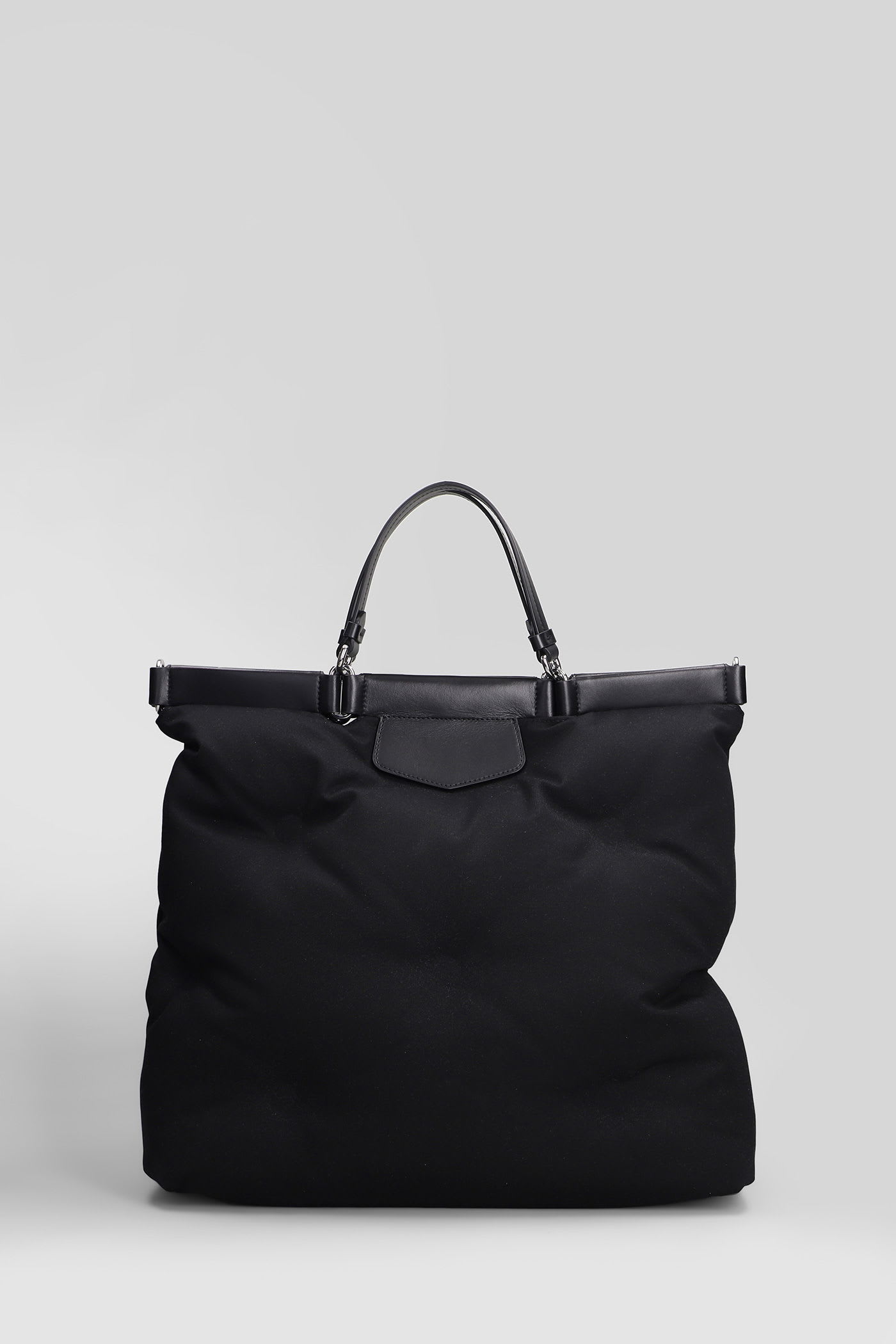 Maison Margiela Glam Slam Tote In Black Polyester In Black