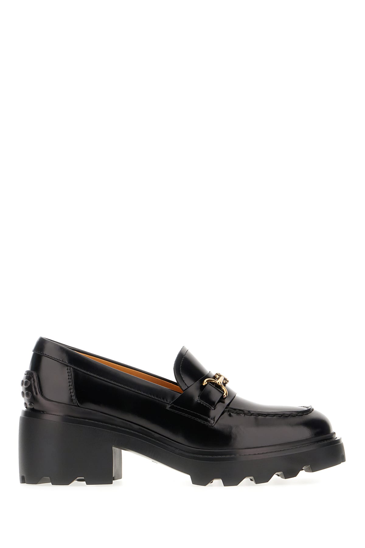 Tod's Black Leather Loafers