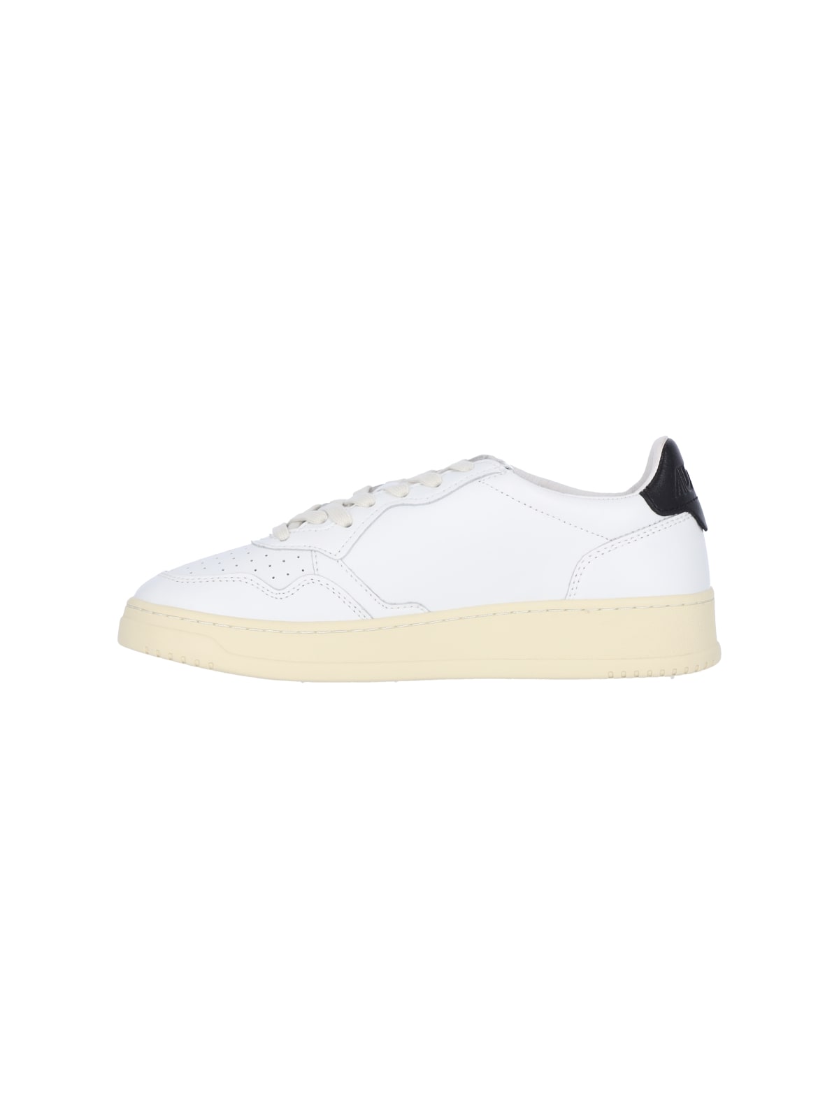 Autry Medalist Sneakers In White And Blue Leather In White