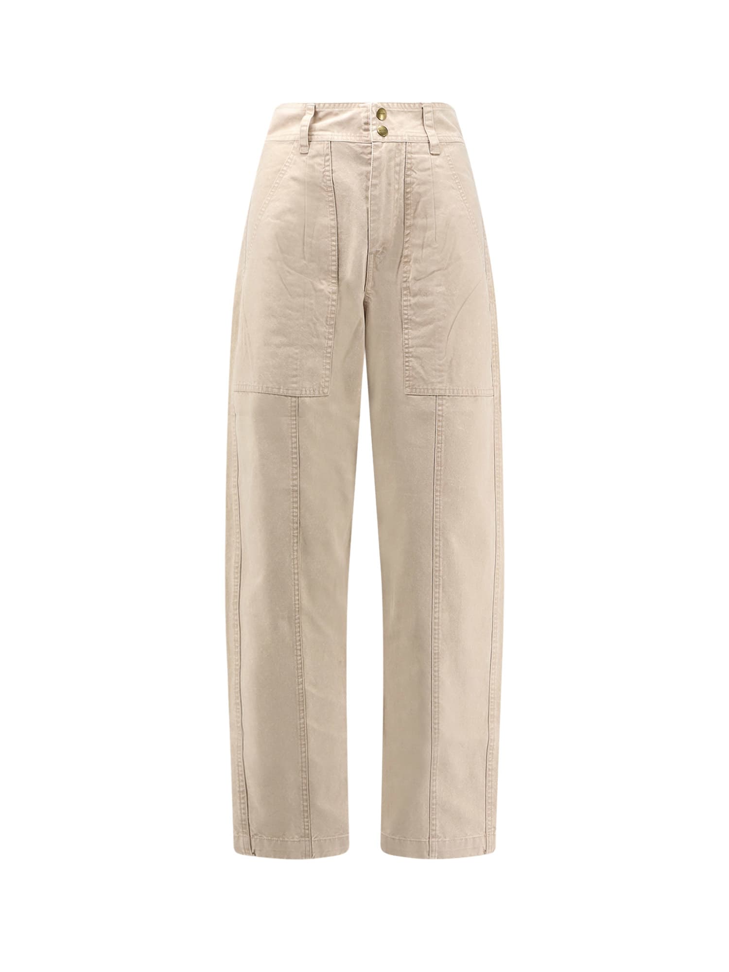 Isabel Marant Étoile Kiana Denim Trousers In Neutral
