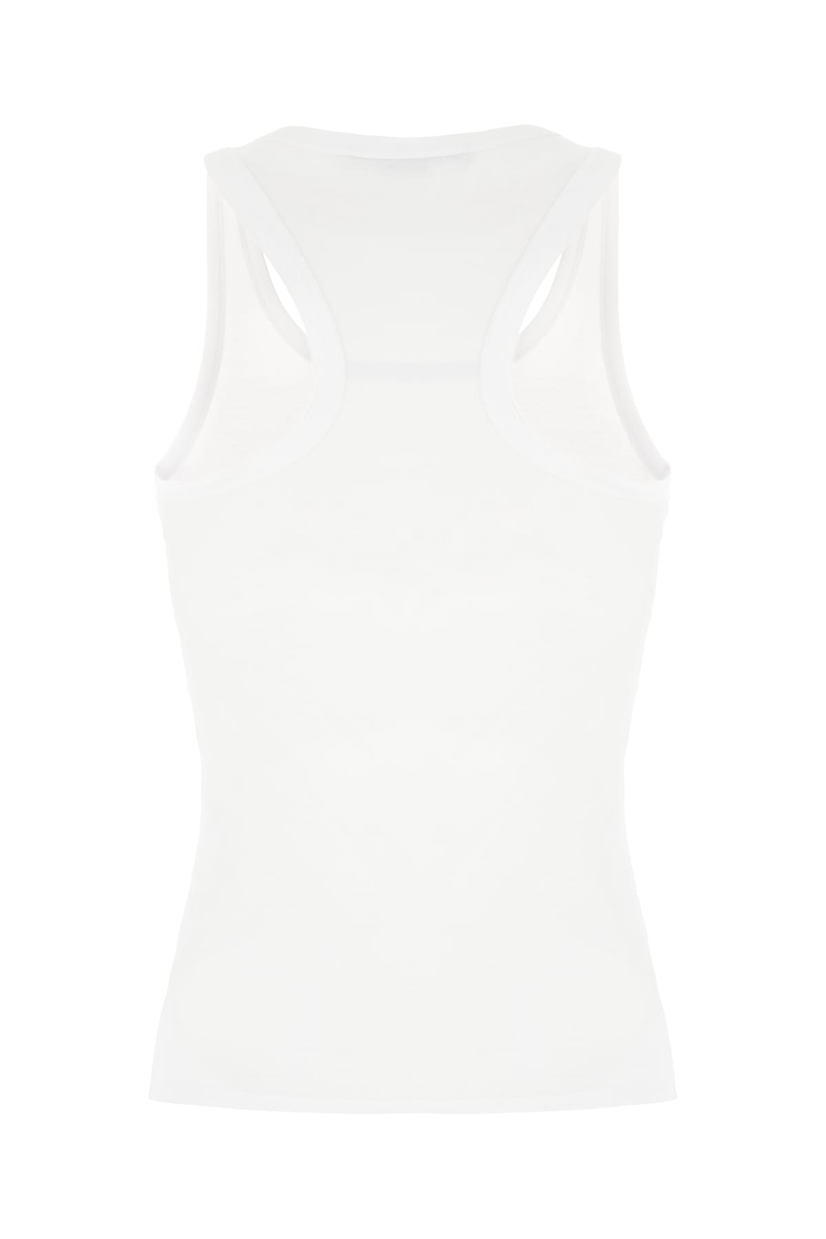 Shop Stella Mccartney White Lyocell Blend Top