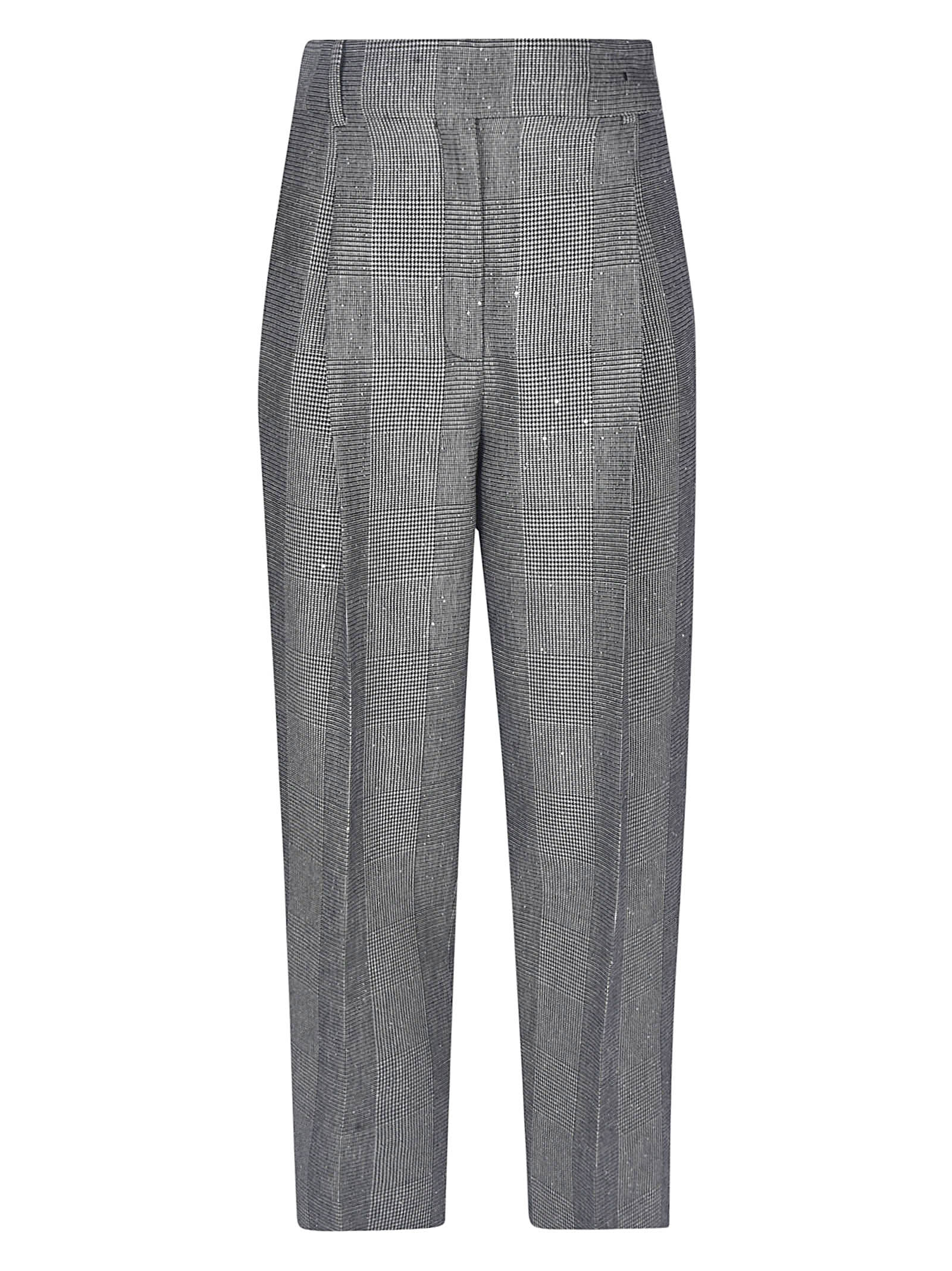 ERMANNO SCERVINO CHECKED TROUSERS,11258891