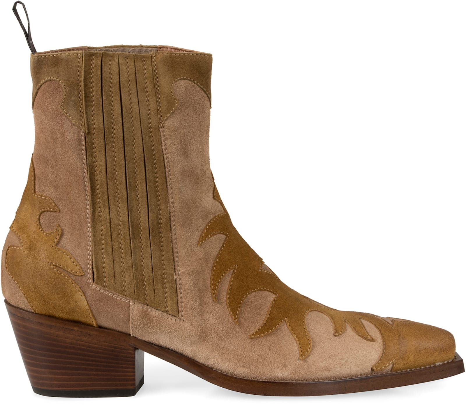 Sartore Suede Ankle Boots In Brown