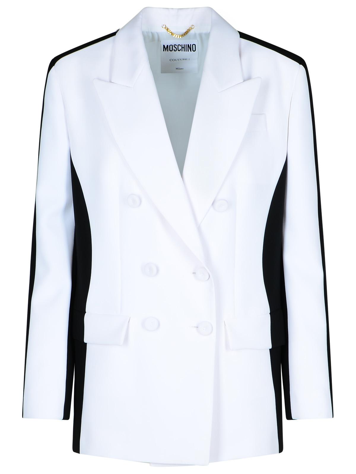 Black Polyester Blend Blazer