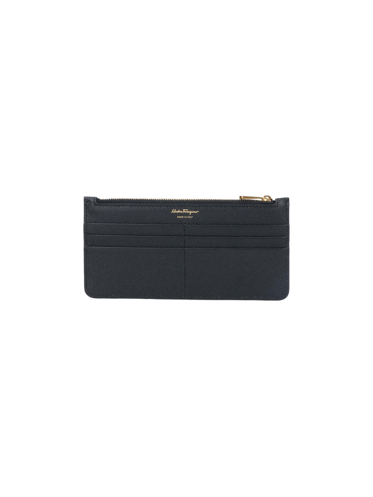 Shop Ferragamo Gancini Card Holder In Black