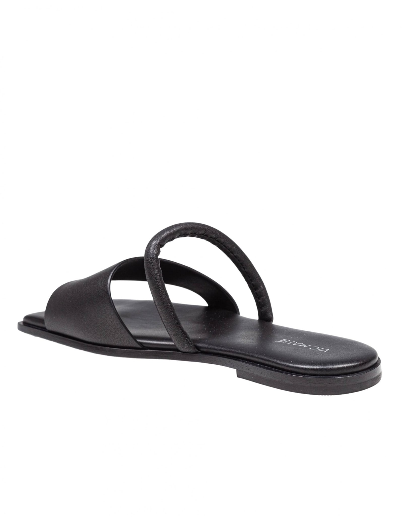 Vic Matie Vic Matié Single-finger Slipper In Calfskin Nappa In Black