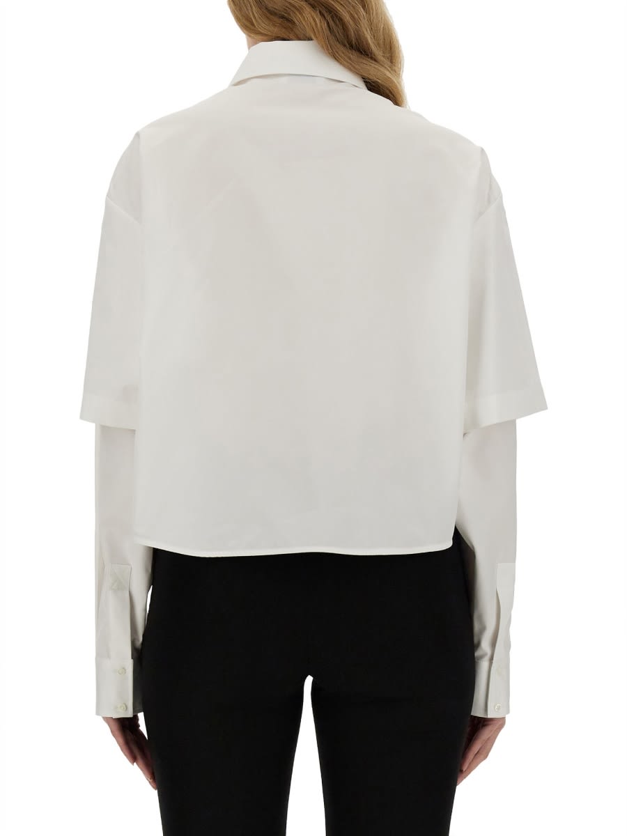 OFF-WHITE POPLIN SHIRT 