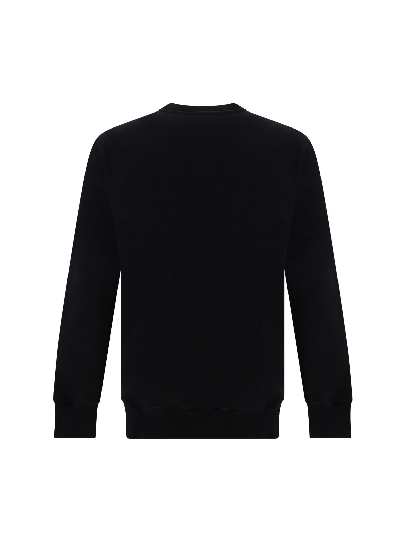 Shop Alexander Mcqueen Sweatshirt In Black/khaki
