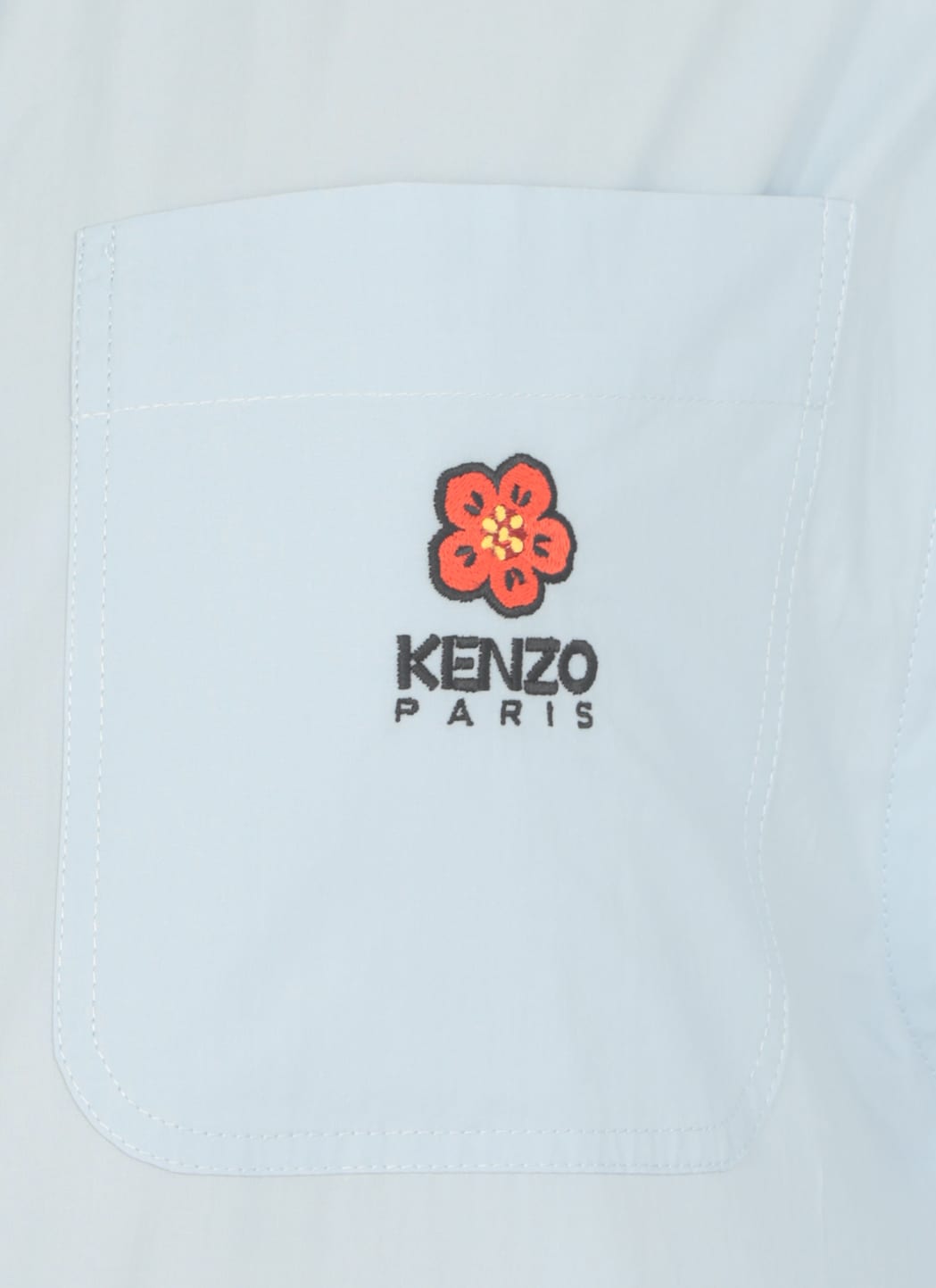 Shop Kenzo Boke 2.0 Shirt In Light Blue