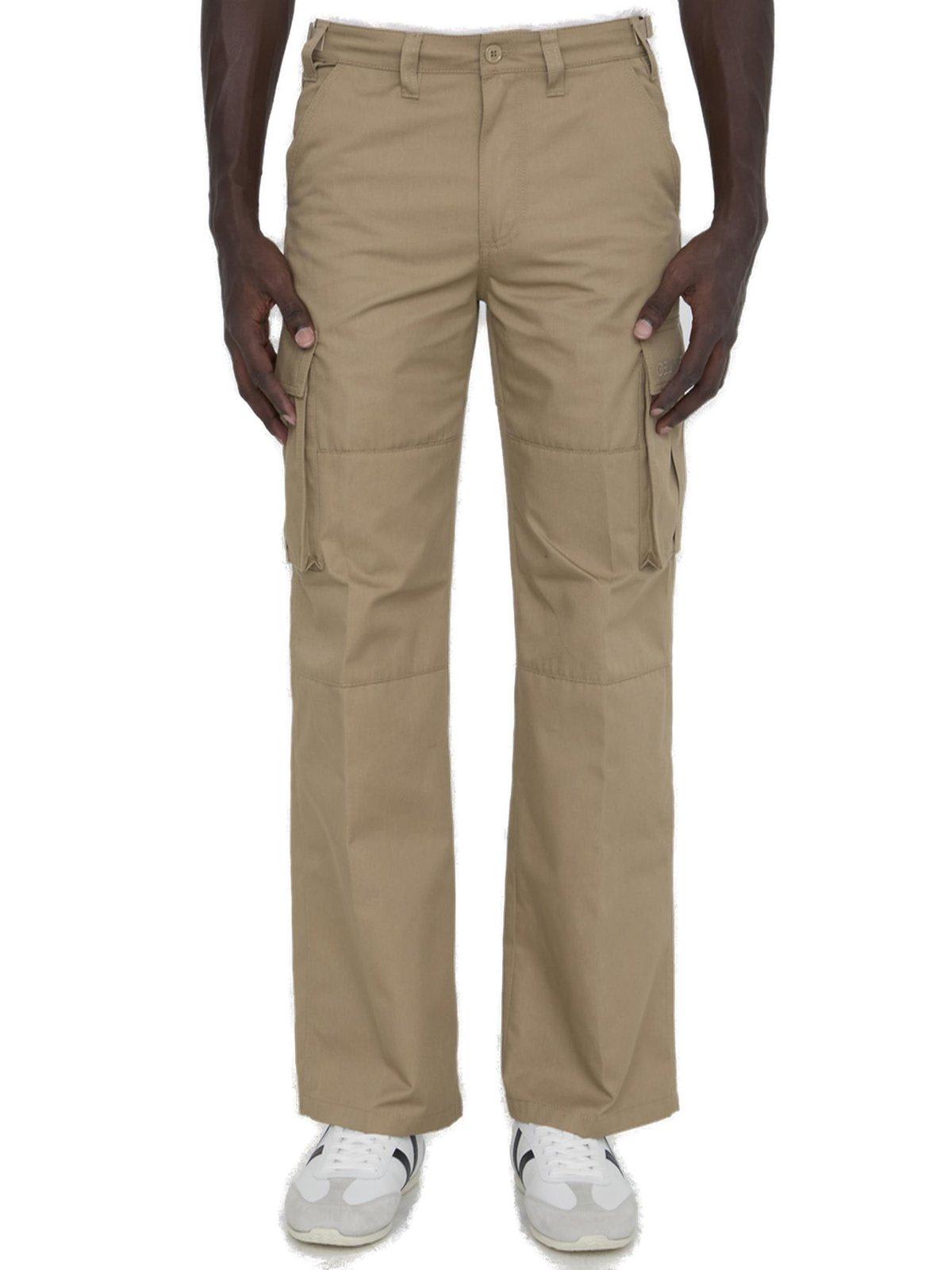 Mid-rise Straight Leg Cargo Pants