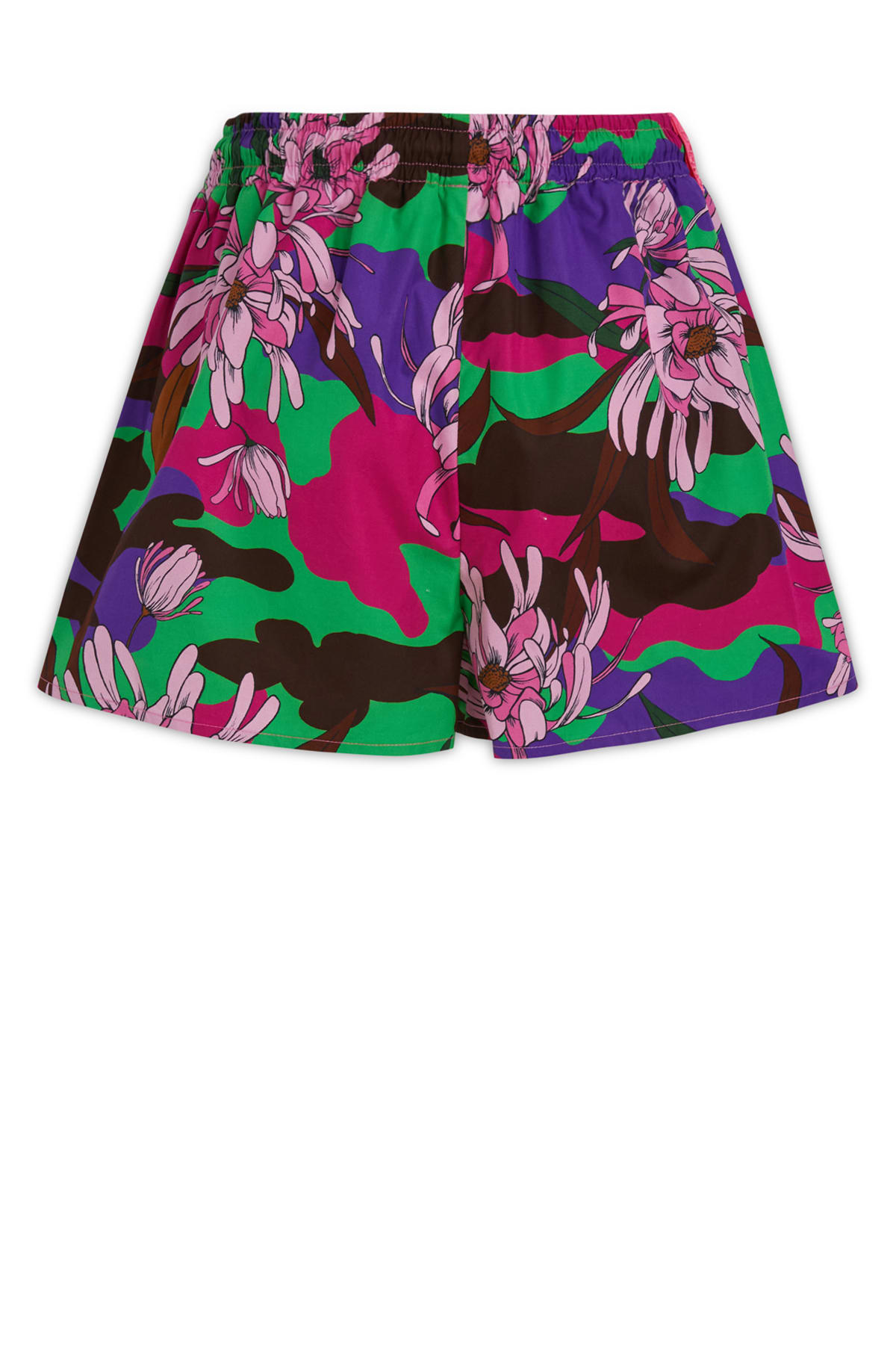 Moncler Multicoloured Floral Drawstring Shorts In F57