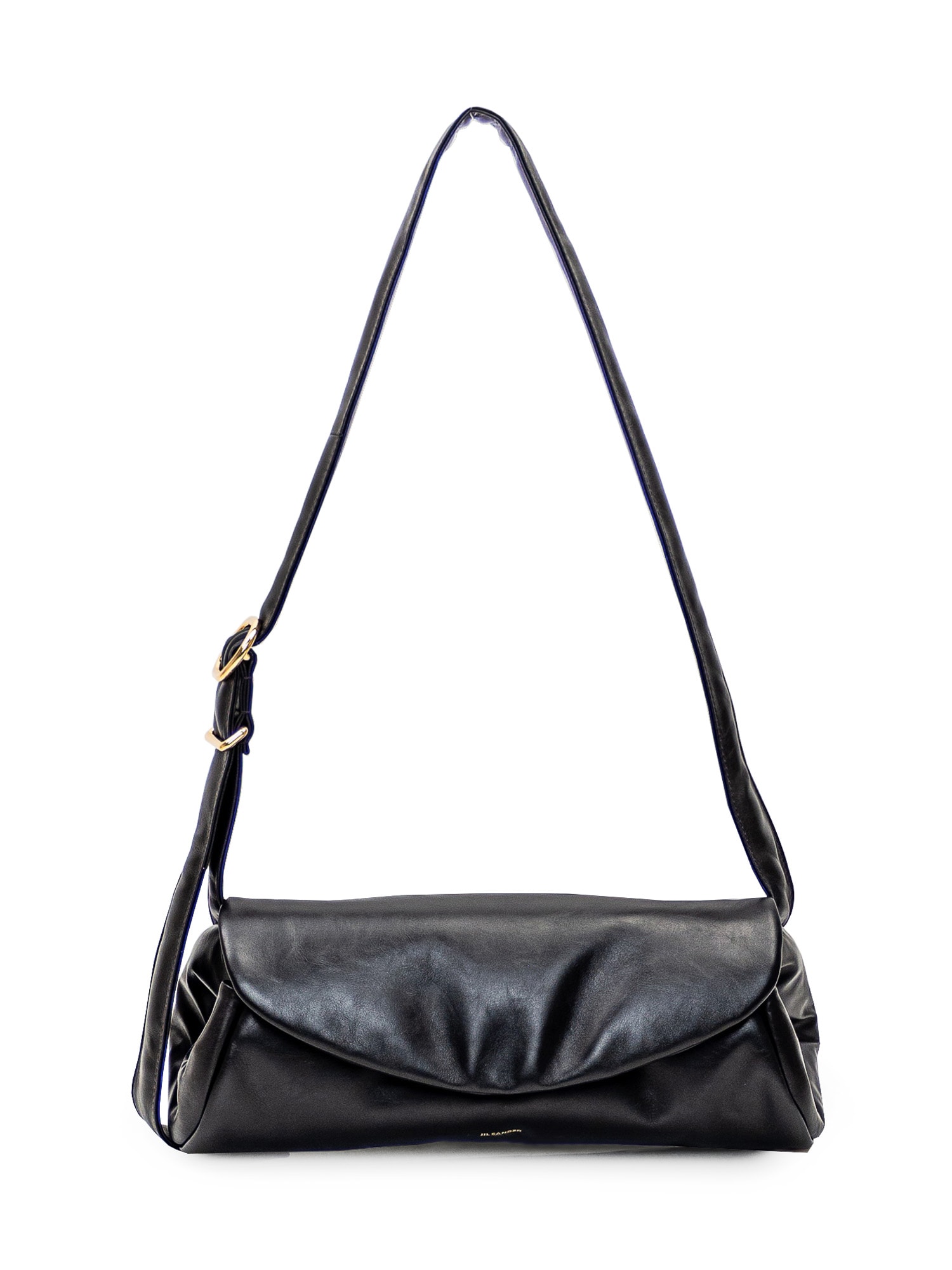 Shop Jil Sander Large Cannolo Padded Bag In Black