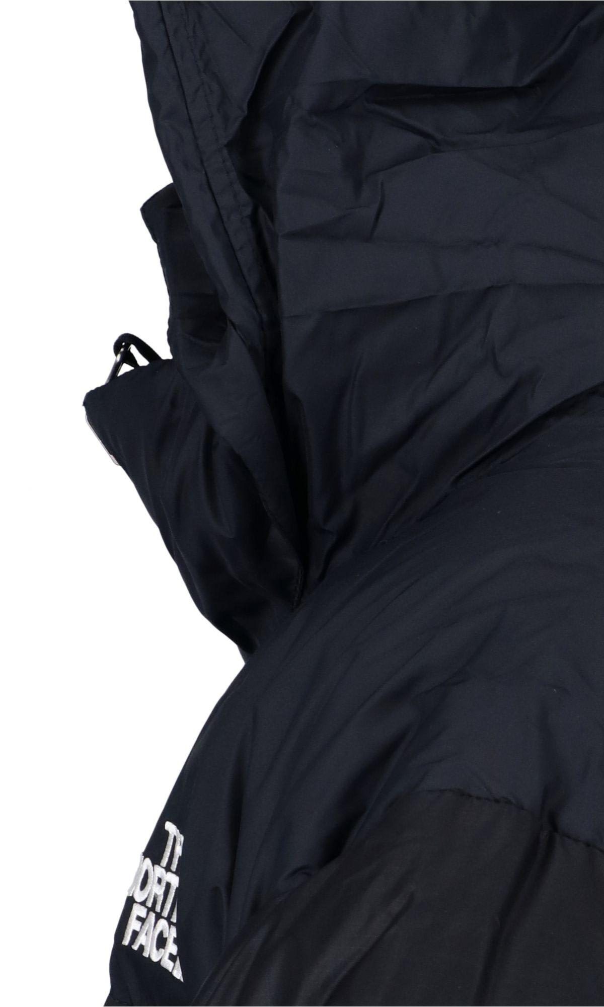 Shop The North Face Logo Down Jacket In Black