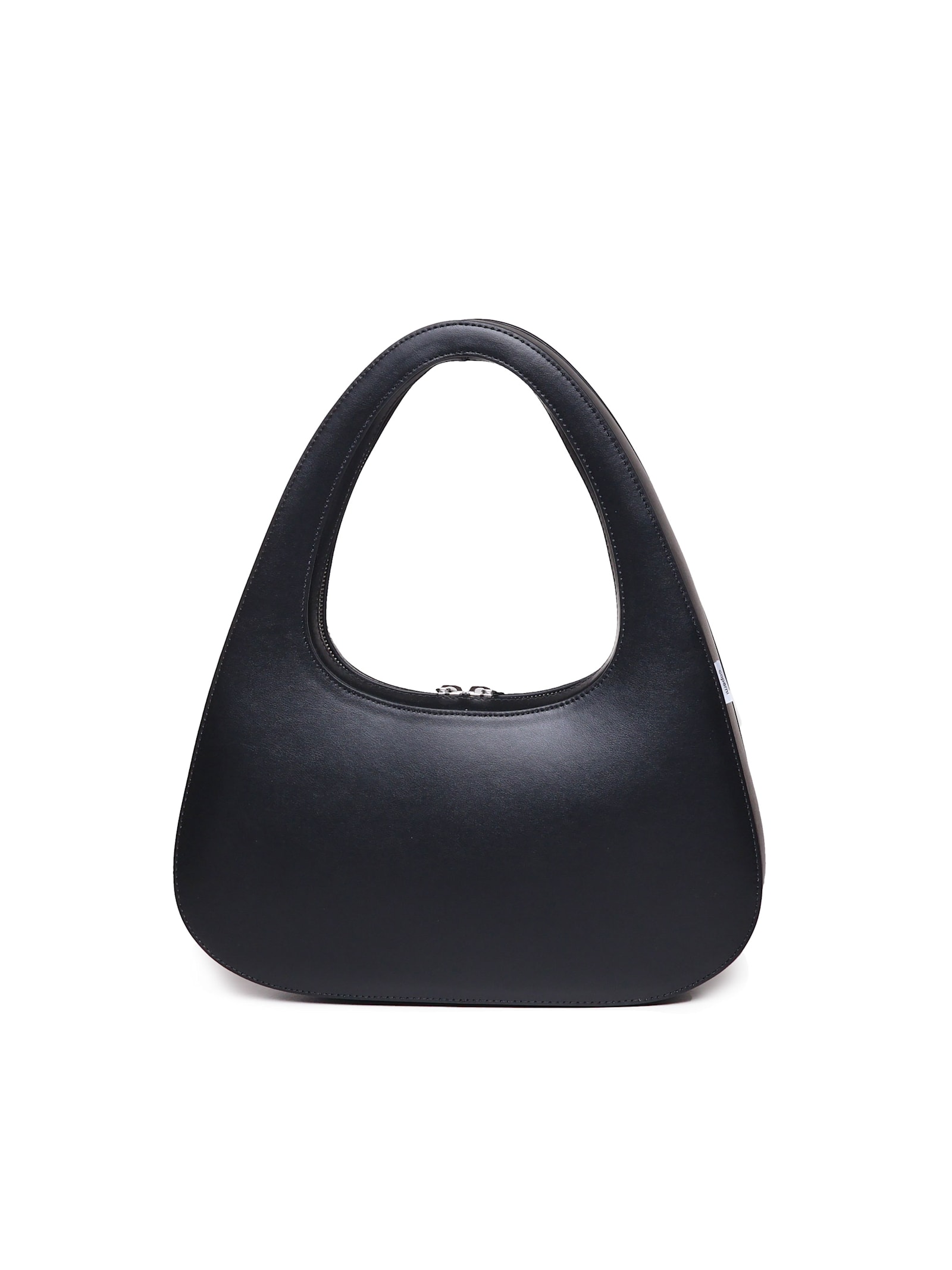 Shop Coperni Logo Printed Zipped Tote Bag In Black