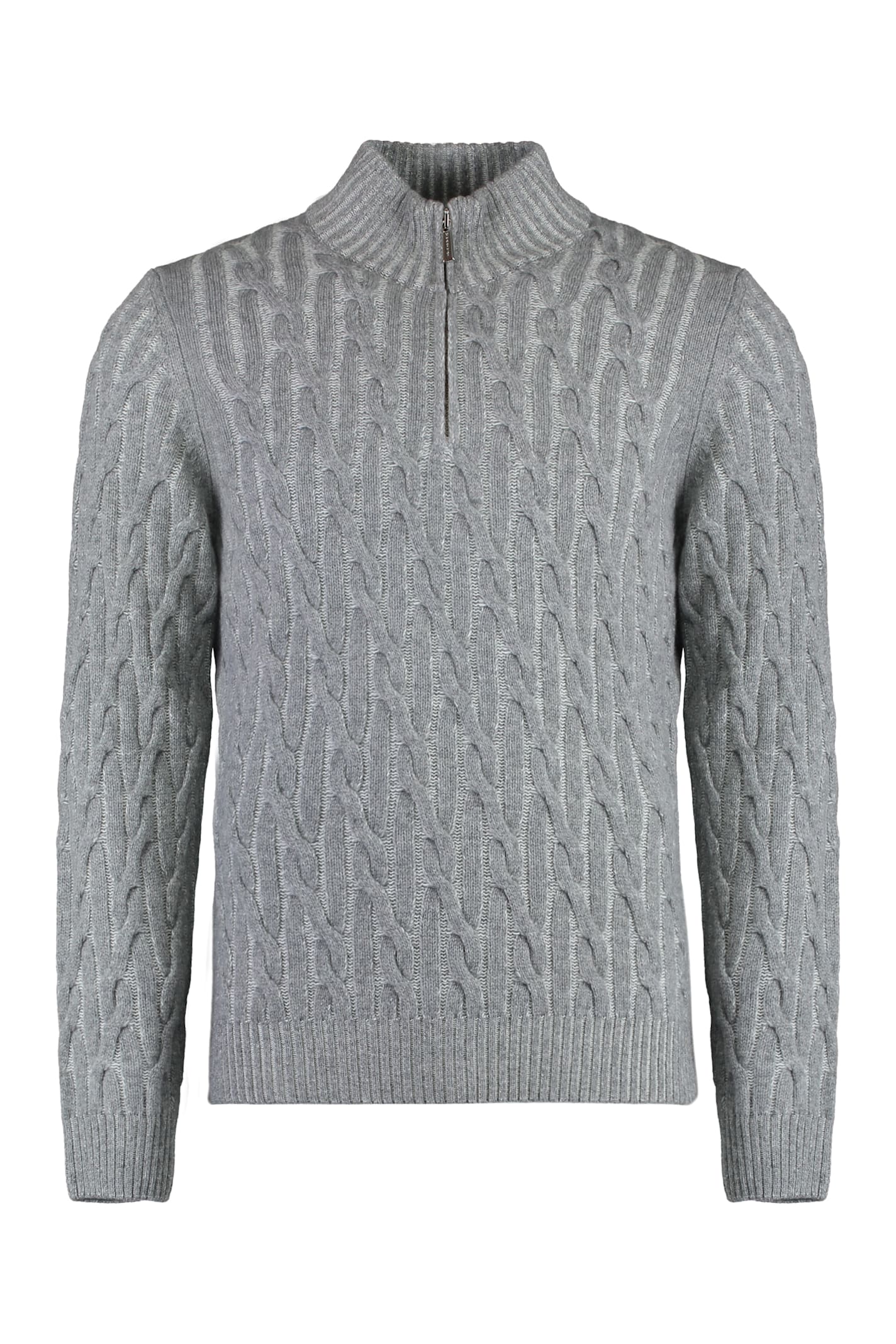 Moorer Terni Wool And Cashmere Sweater In Gray