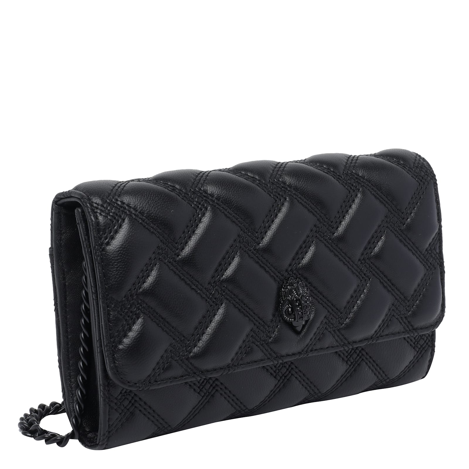Kurt Geiger Kensington Chain Wallet In Brown