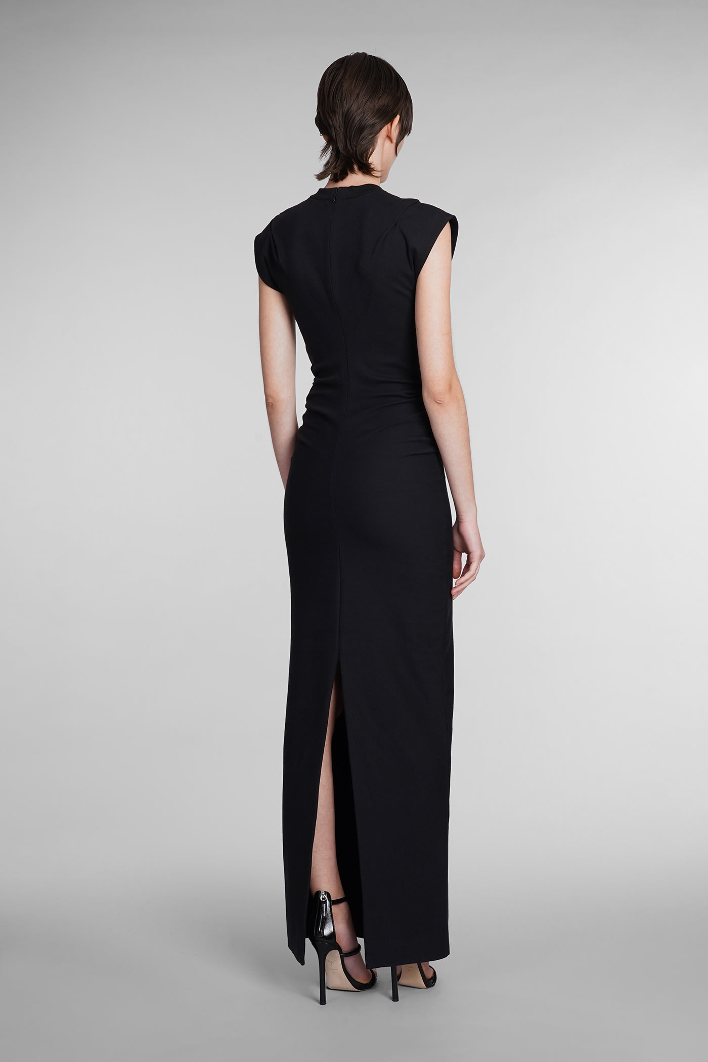 Shop Alexander Wang Dress In Black Cotton