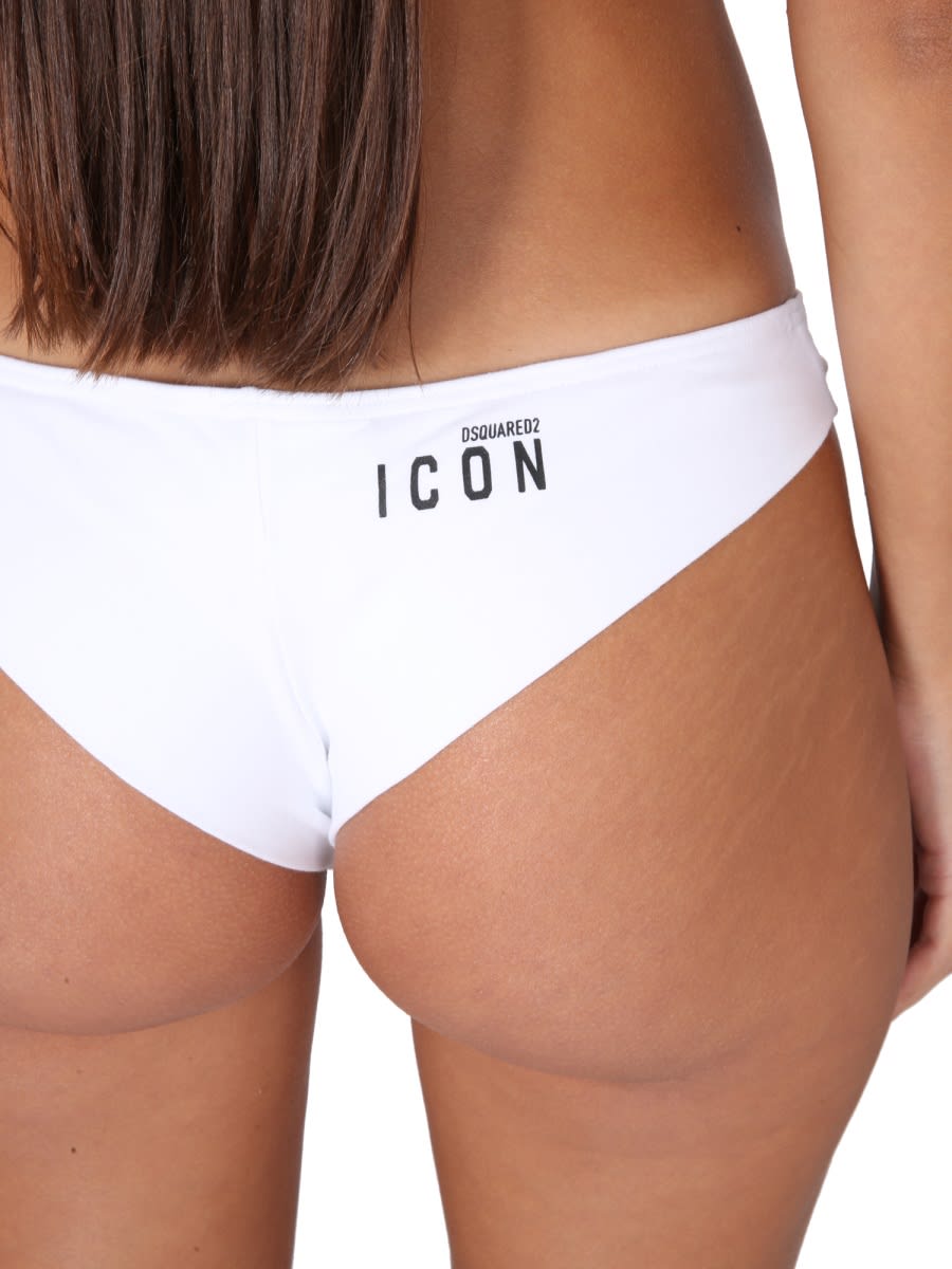 Dsquared2 Icon-print Briefs In White