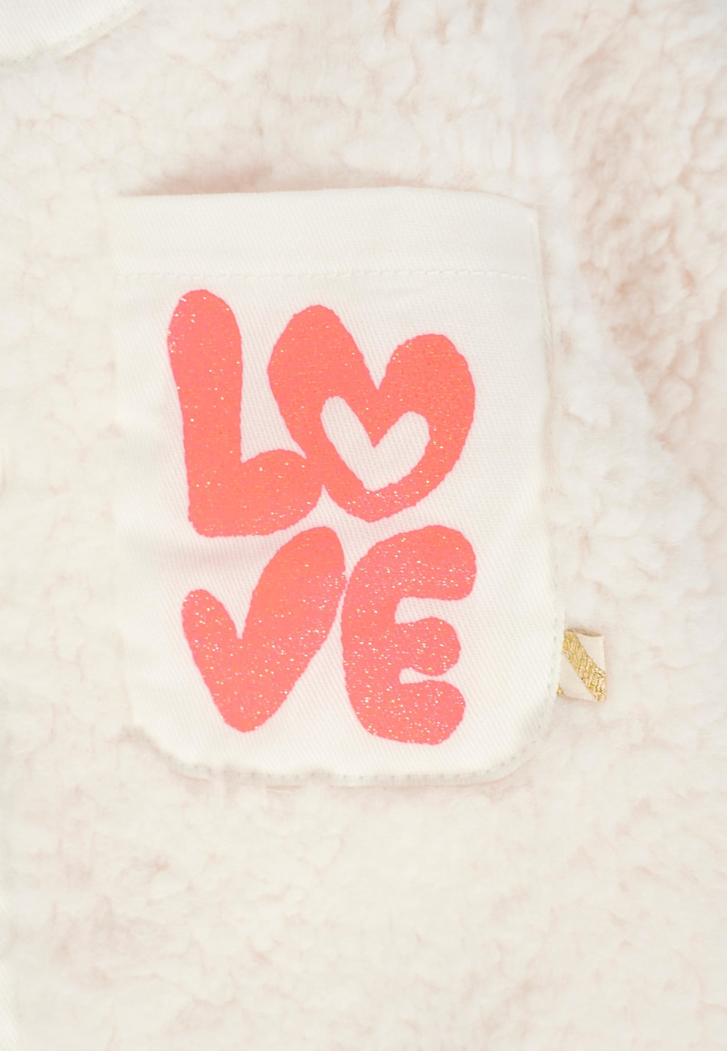 Billieblush Ivory Babygrow For Baby Girl With Writing In White