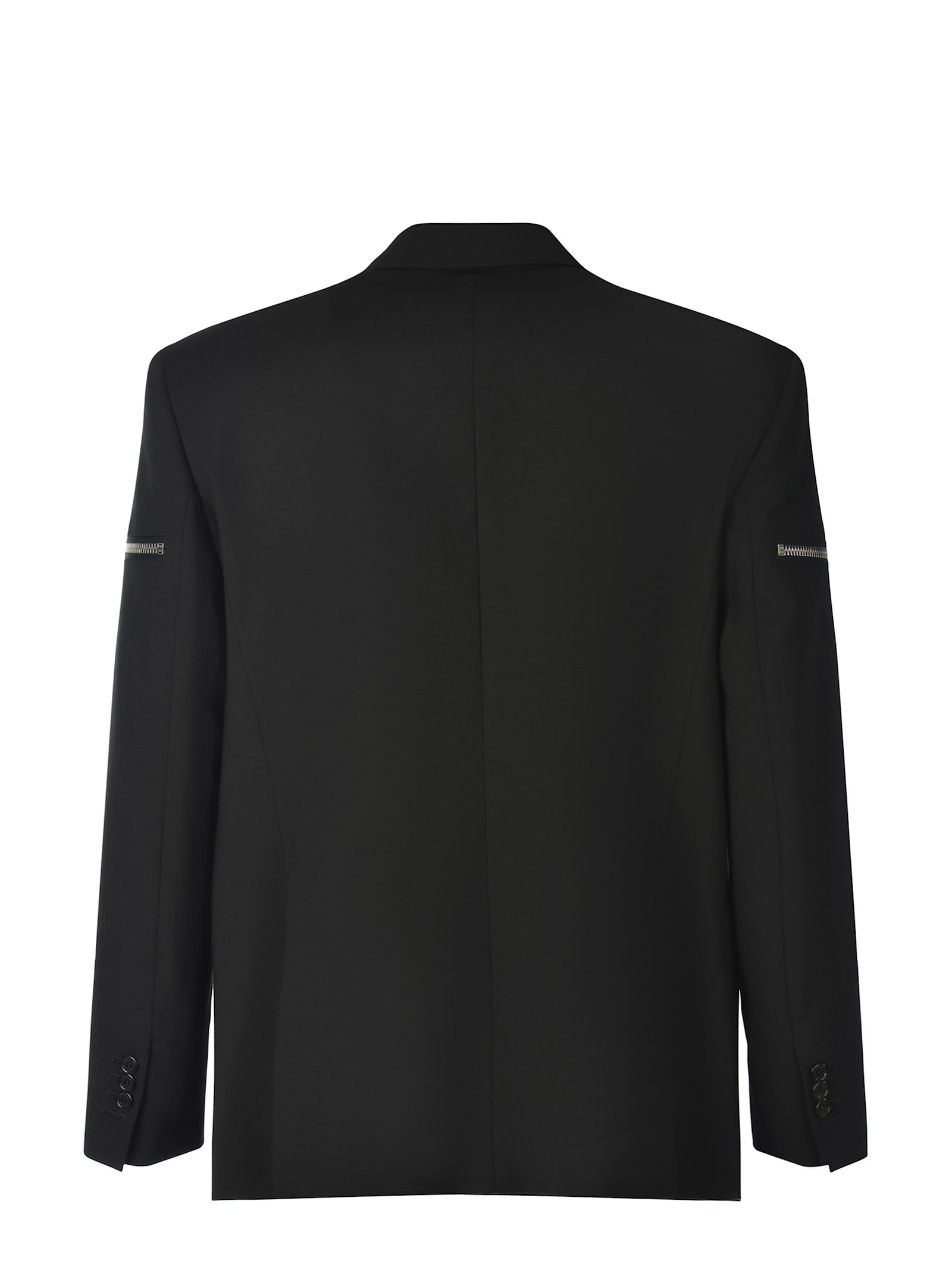 Shop Dsquared2 Double-breasted Blazer  Icon Made Of Fresh Wool In Black