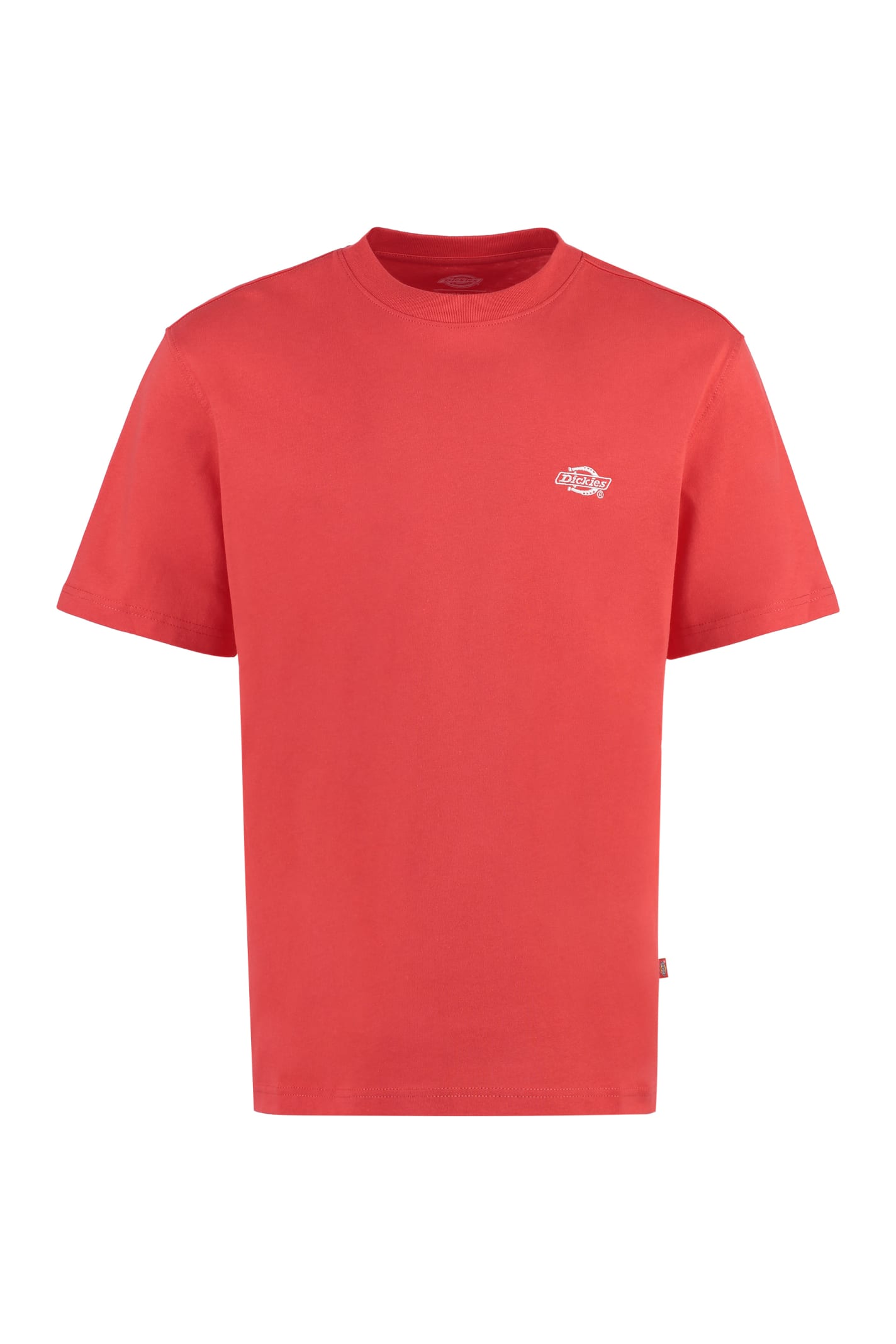 Shop Dickies Summerdale Cotton T-shirt In Red