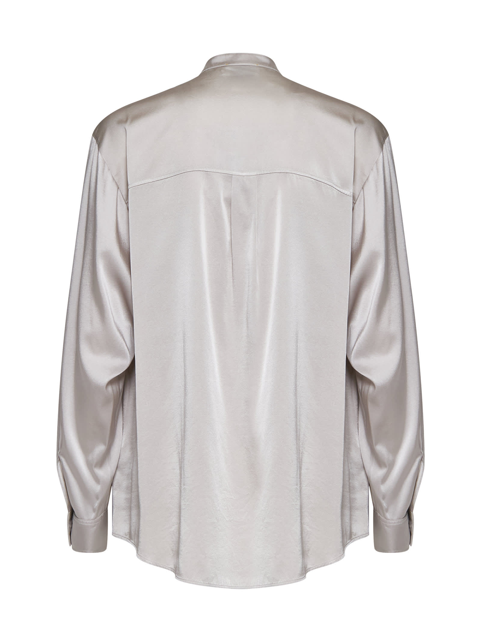 Shop Forte Forte Shirt In Grey