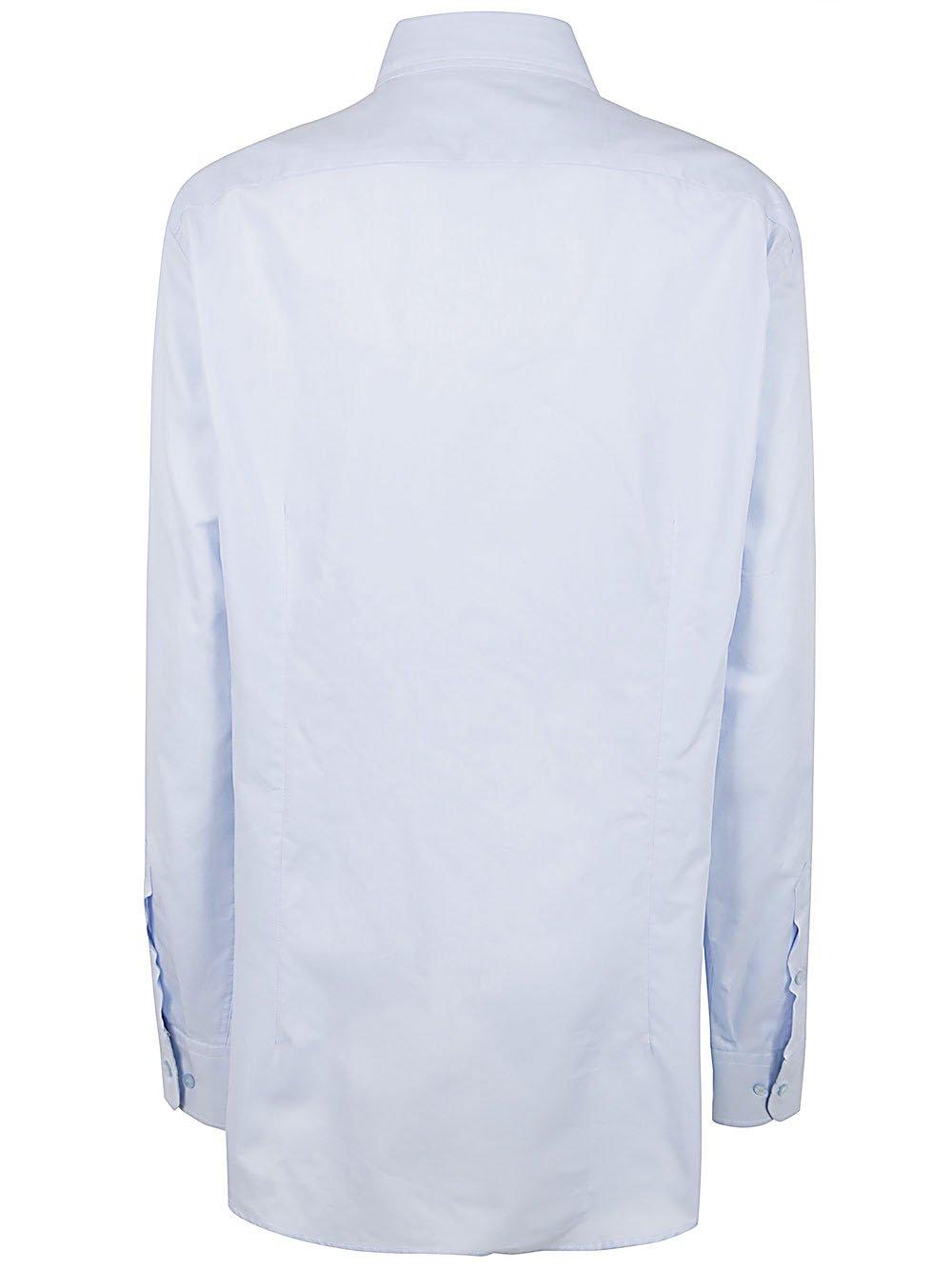 Shop Etro Pegaso Embroidered Long-sleeved Shirt