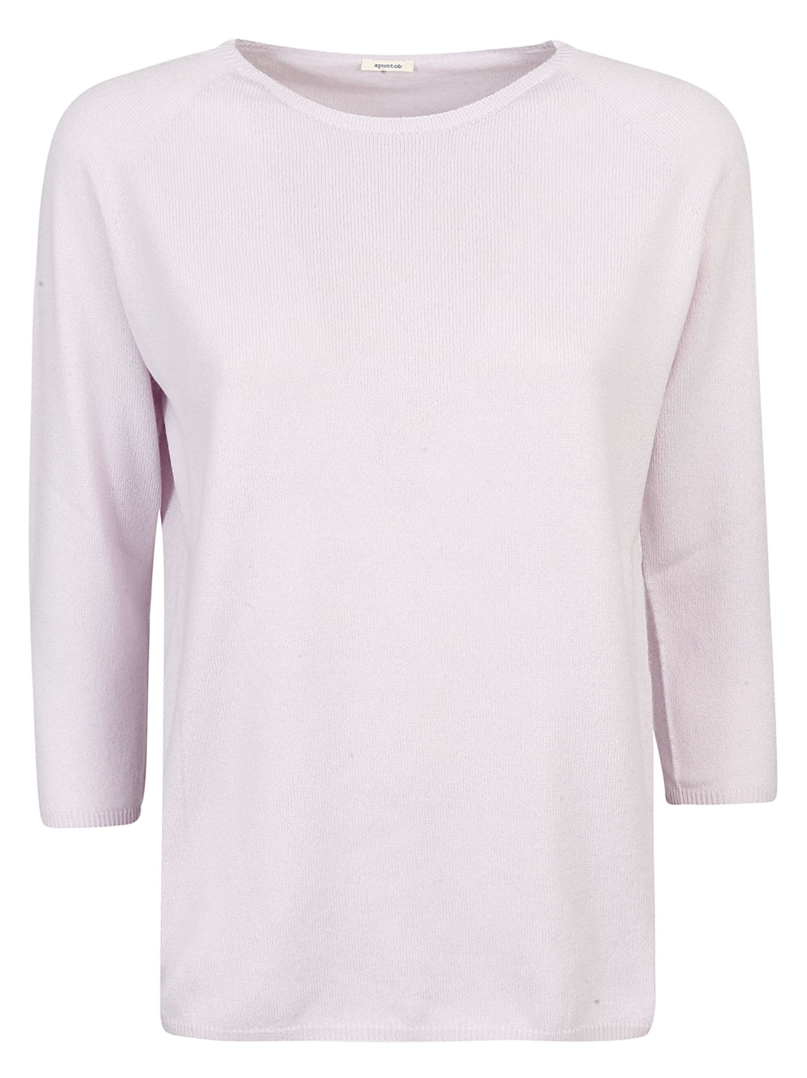 A Punto B Slim Sweater In Pink