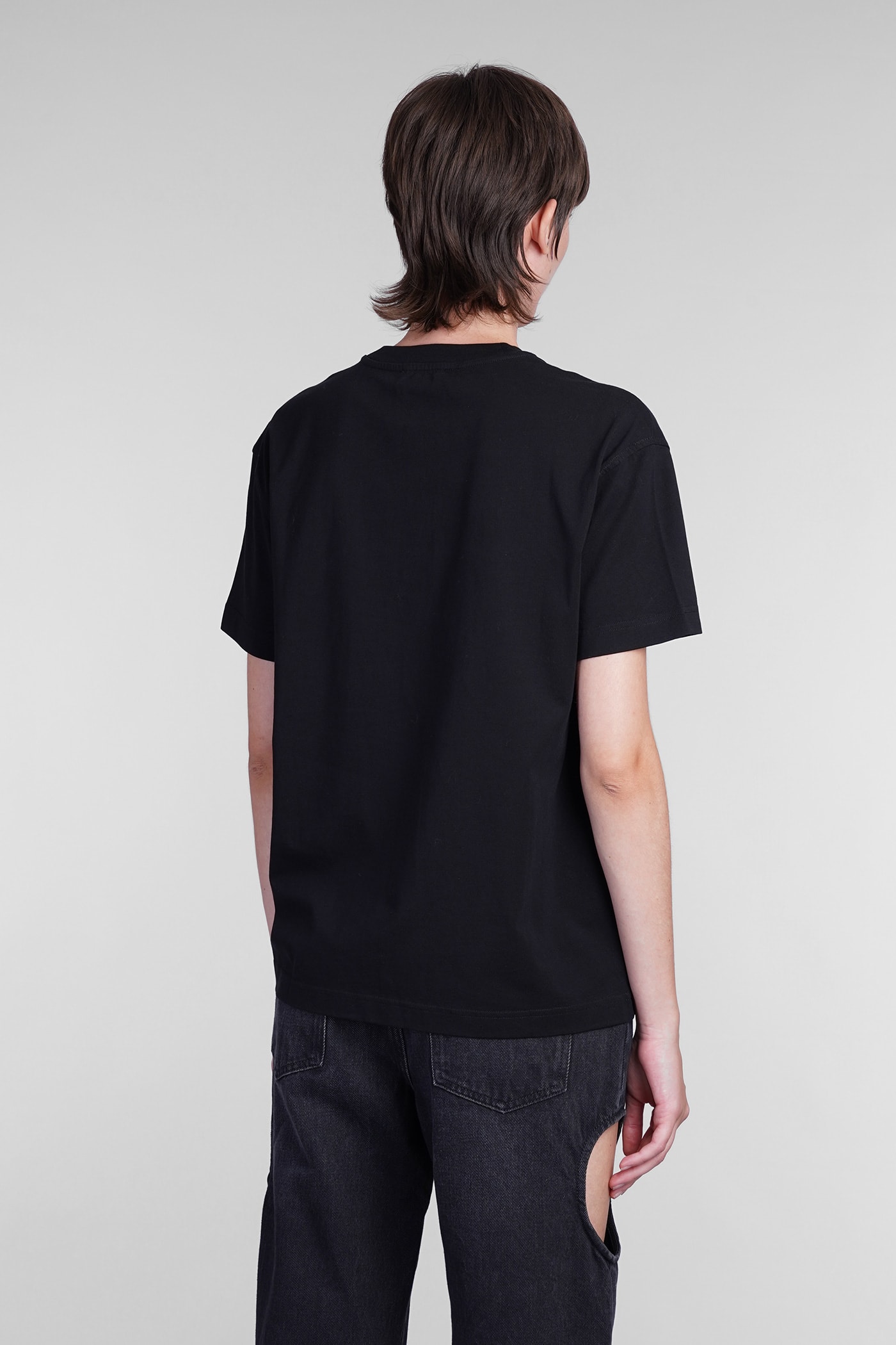 Shop Off-white T-shirt In Black Cotton