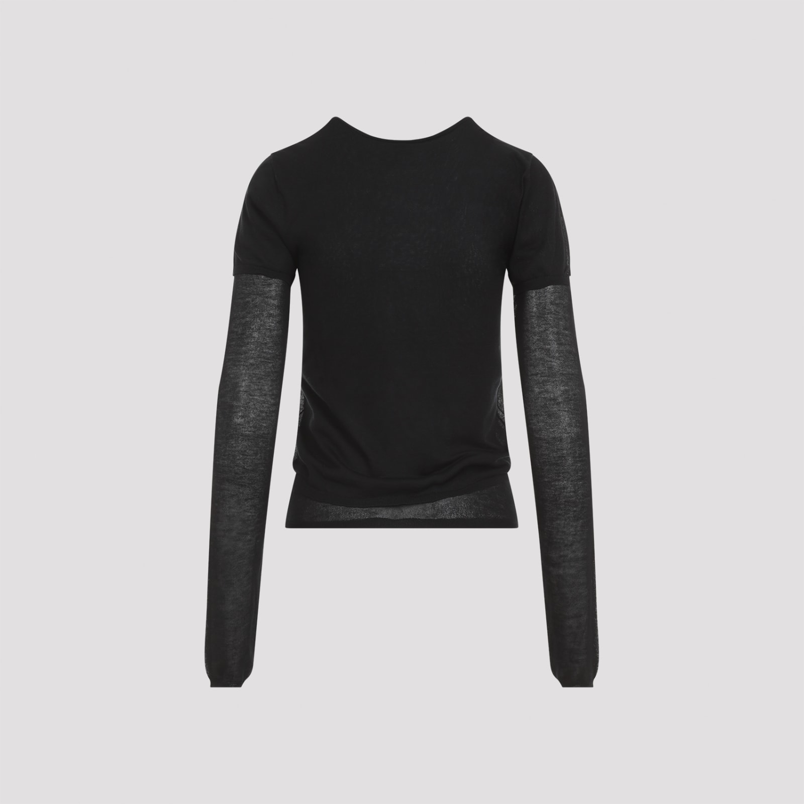 TOTÊME LAYERED KNIT T-SHIRT 