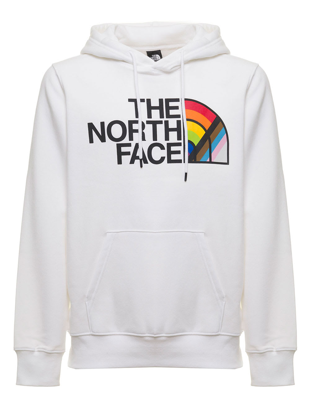 The North Face Mans White Pride Cotton Hoodie