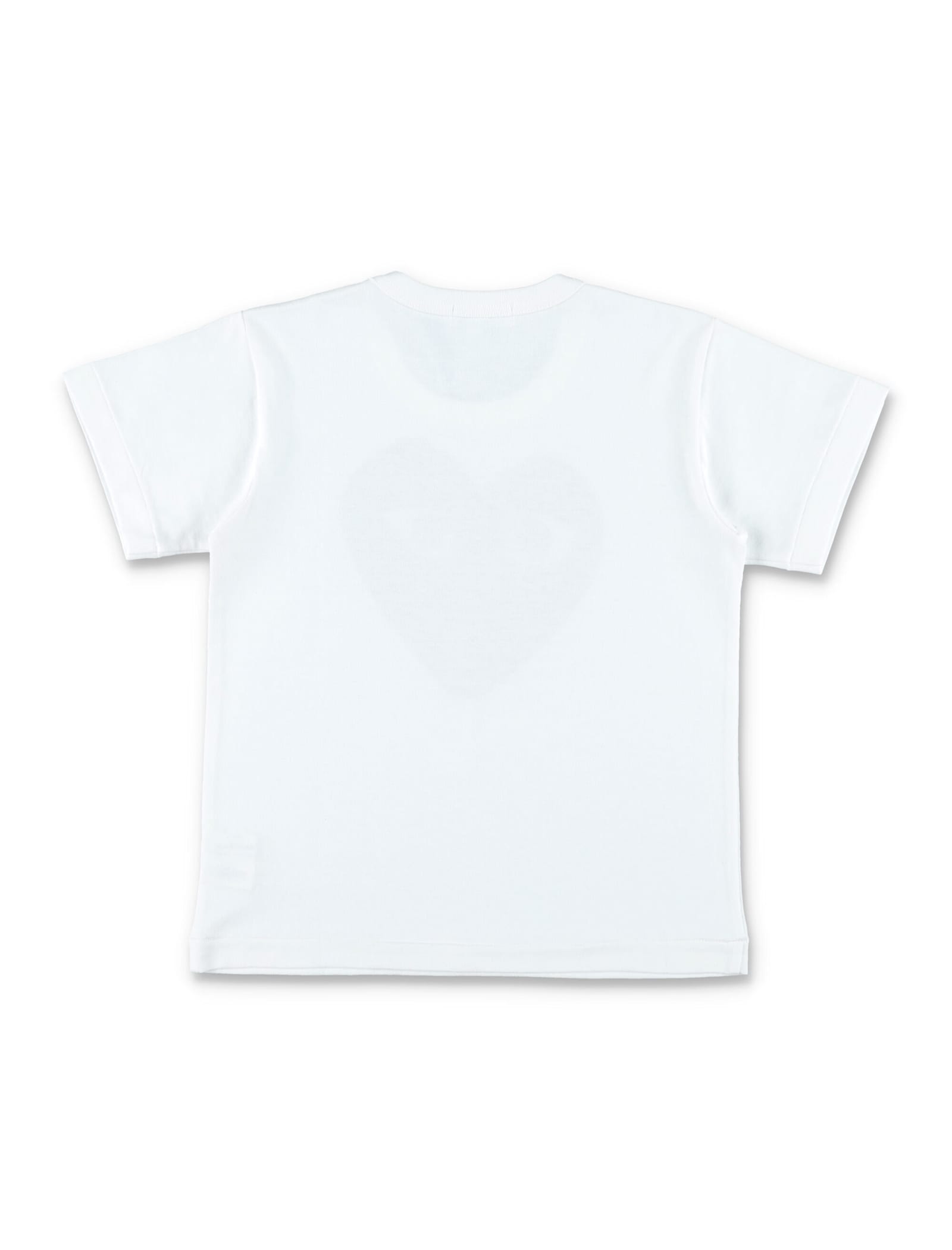 Comme Des Garçons Play Kid - Big Black Heart T-shirt In Multi