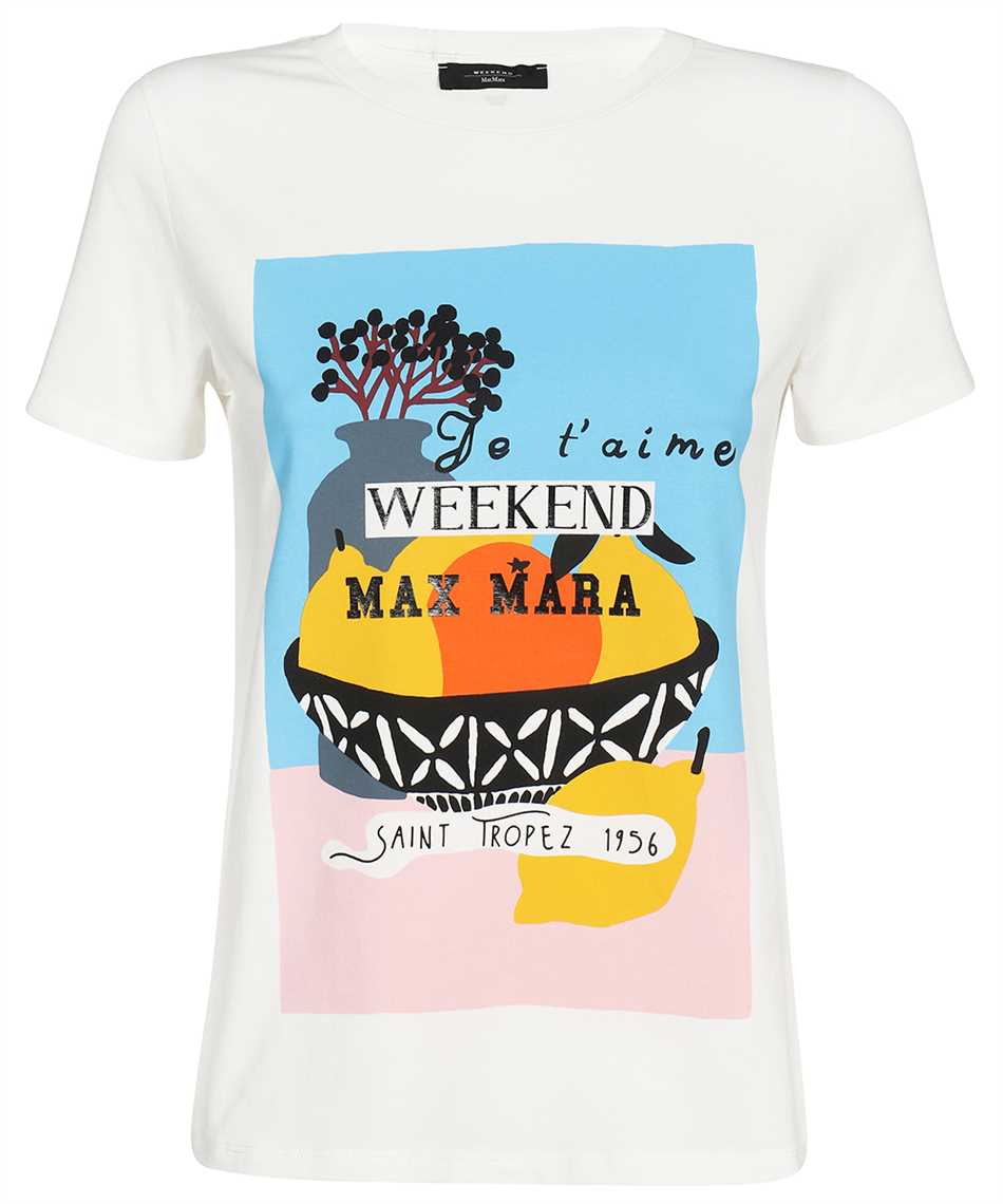 Weekend Max Mara Cotton T-shirt In White