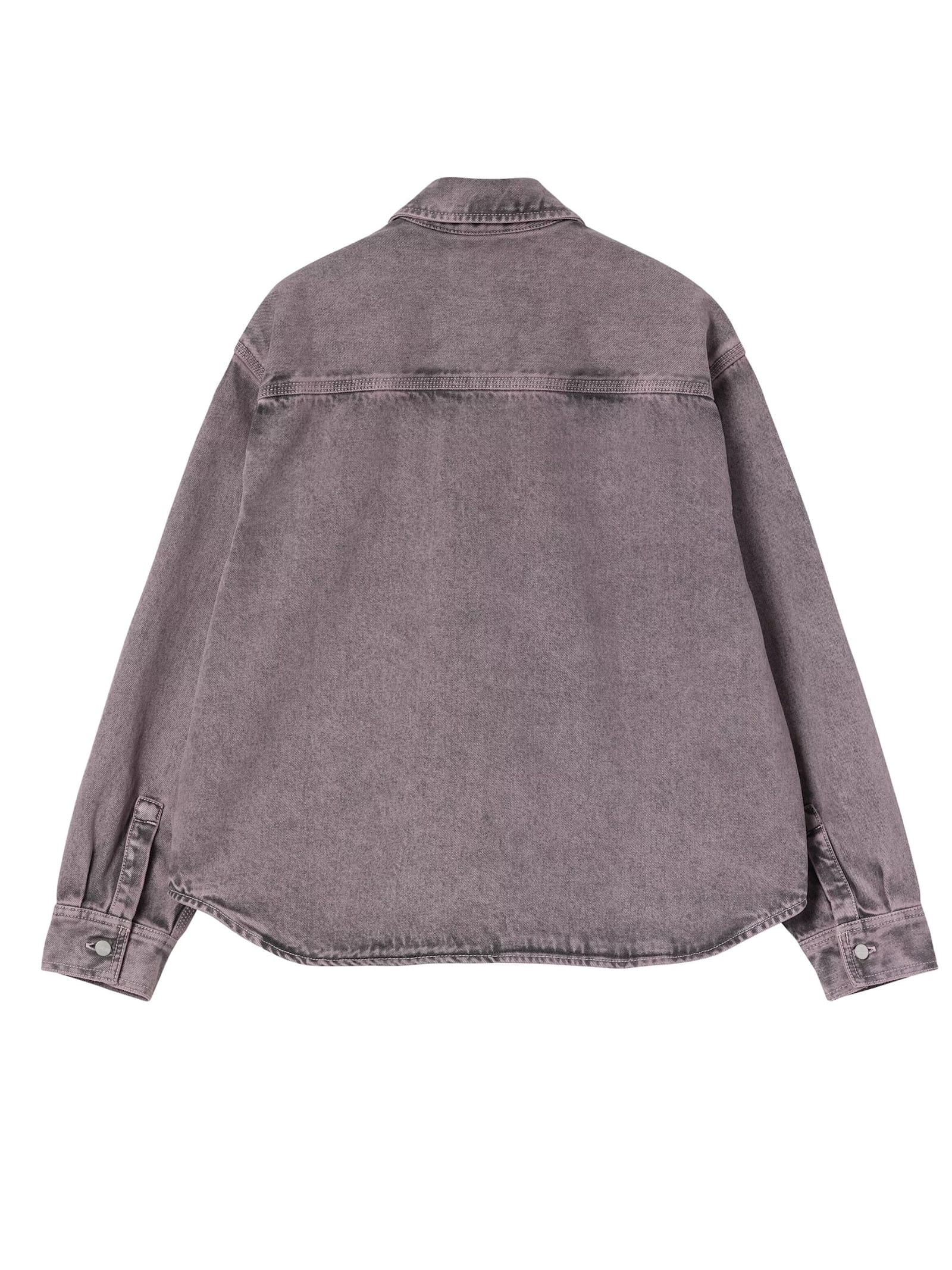 Carhartt Georgia Logo Patch Denim Jacket In Purple