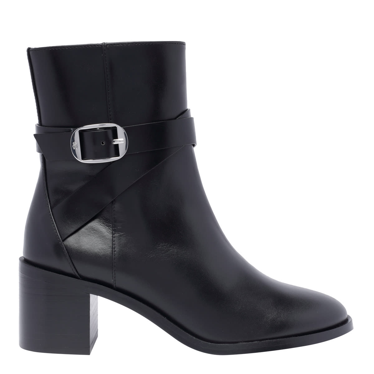 Shop Stuart Weitzman Esme Bootie In Black