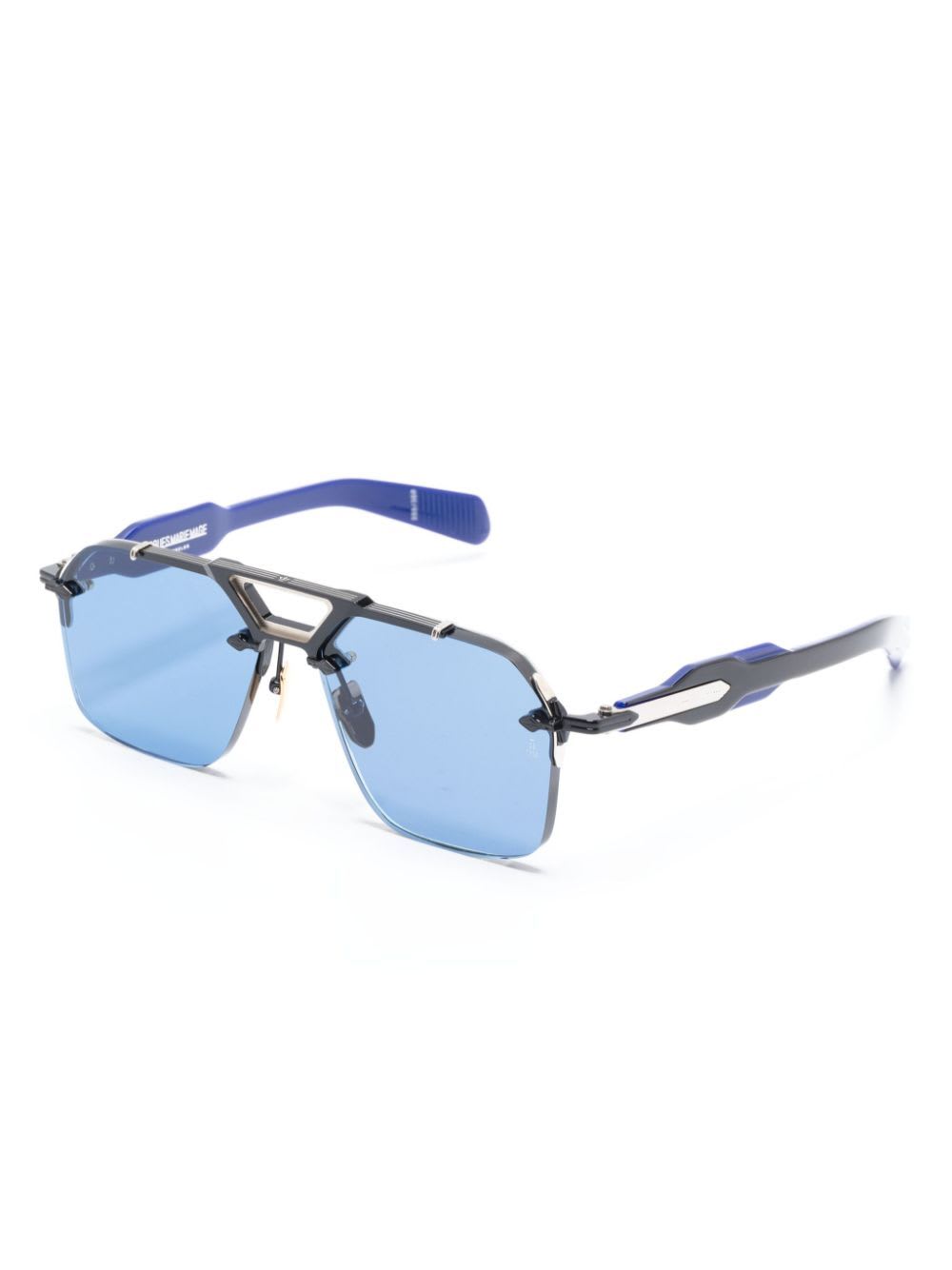 Shop Jacques Marie Mage Silverton Sunglasses In L Orca