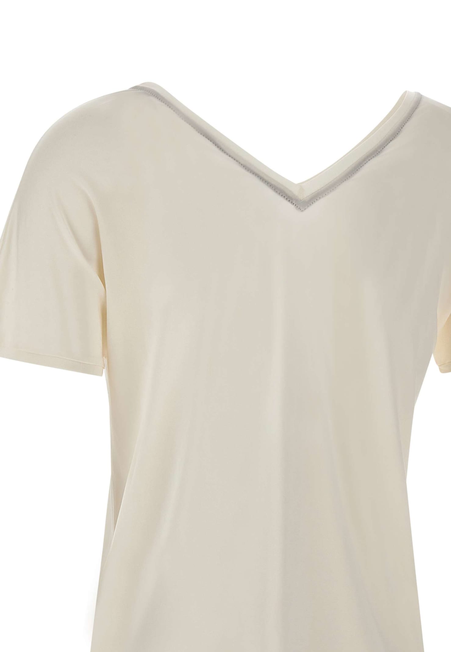 Shop Rrd - Roberto Ricci Design Cupro Fabric T-shirt T-shirt In Bianco