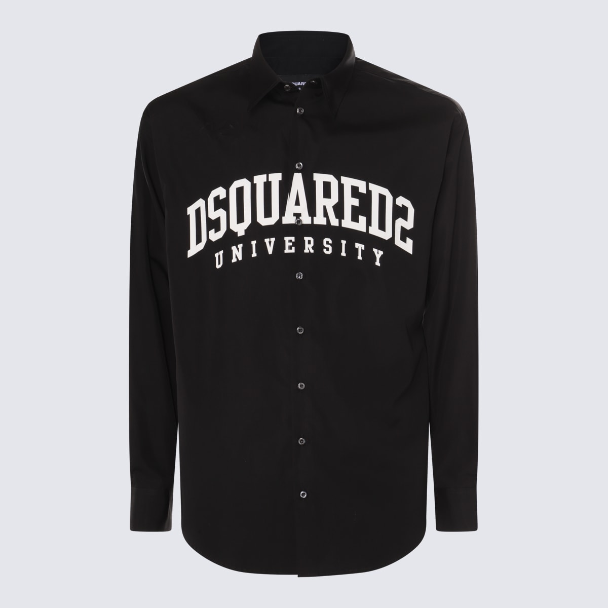 Shop Dsquared2 Black Cotton Shirt