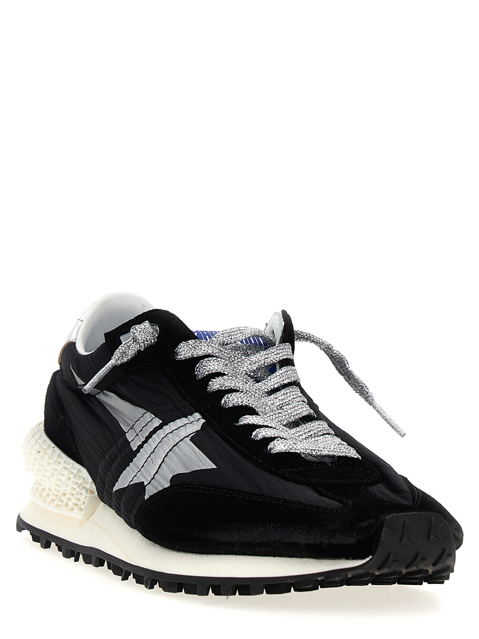 Shop Golden Goose Running Marathon M2000 Sneakers In Black