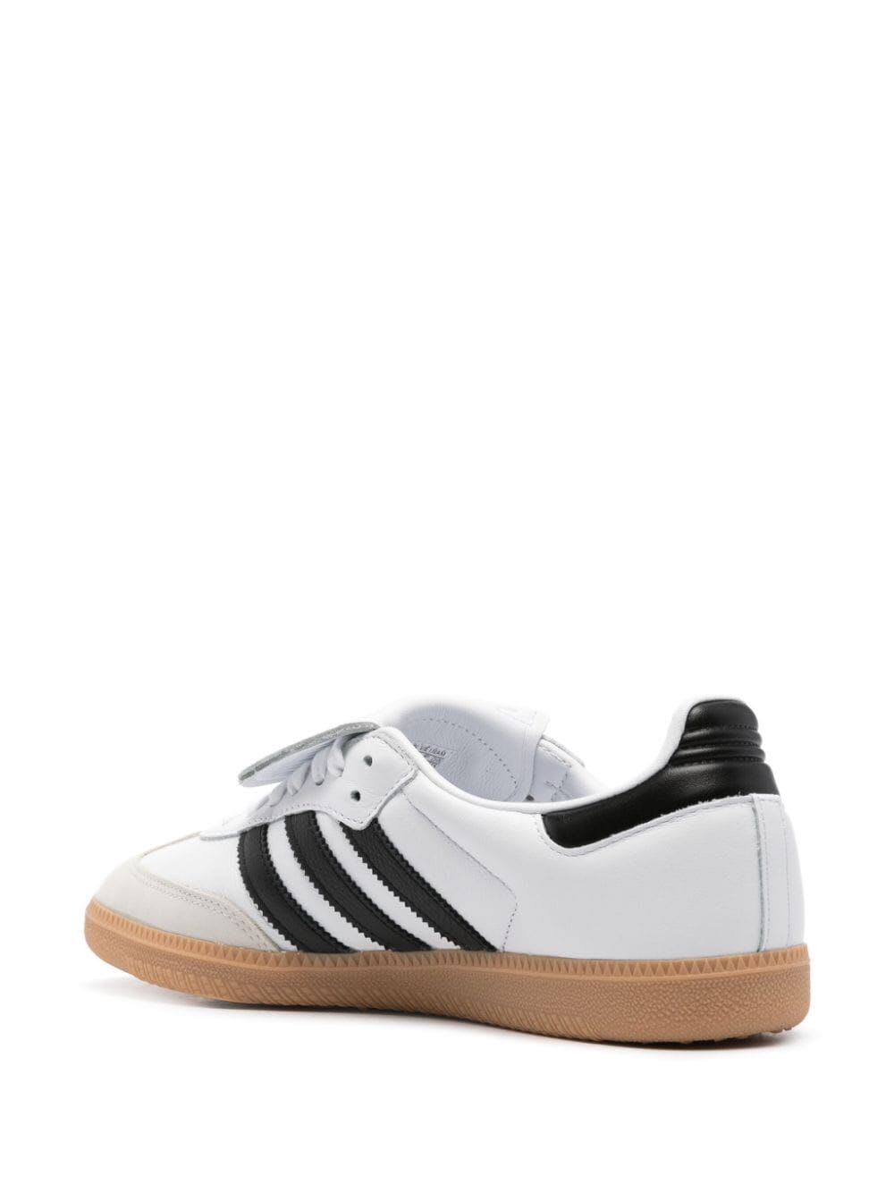 Adidas Originals Samba Lt Leather Low-top Sneakers In Ftwwht Cblack Goldmt