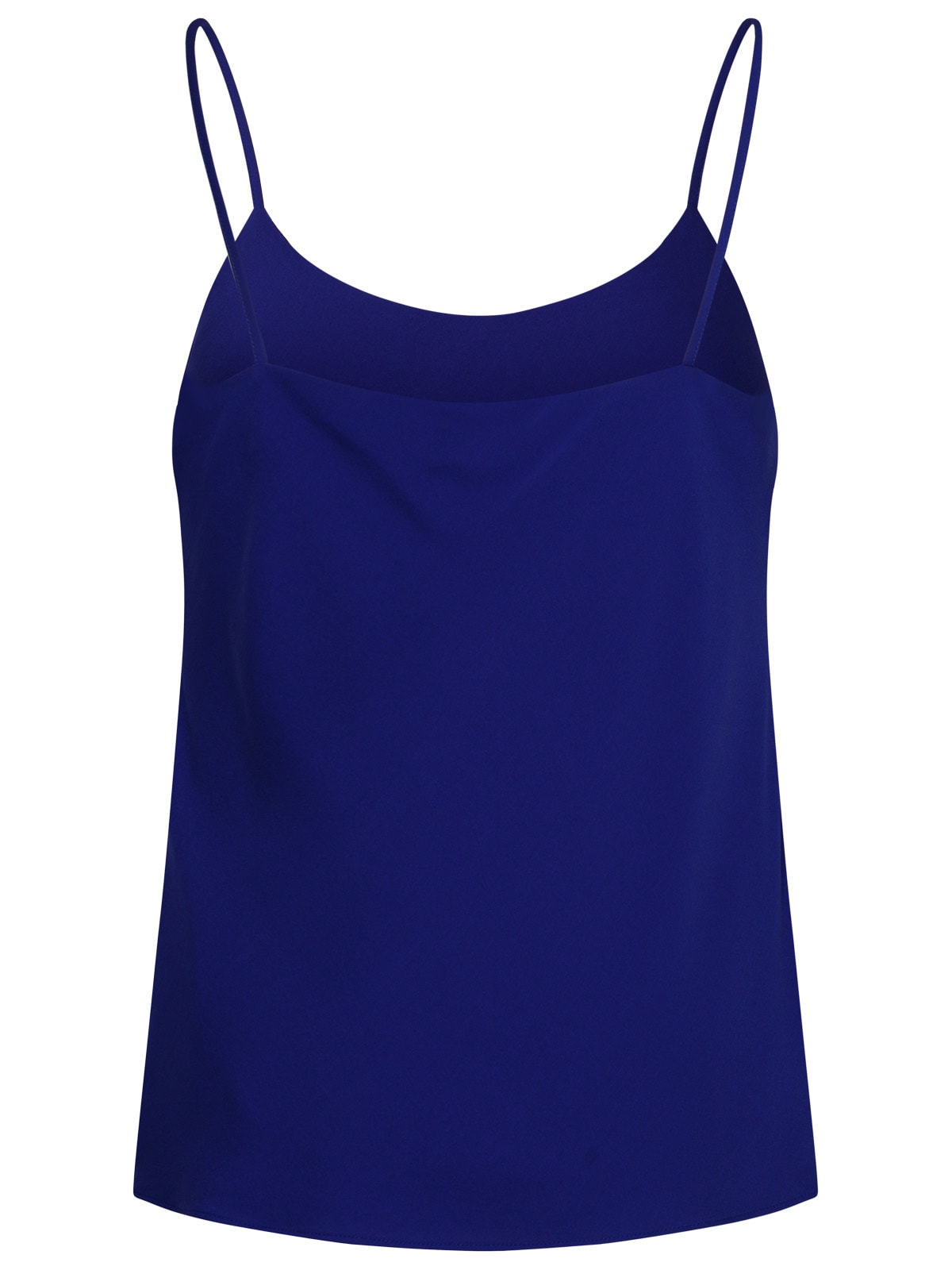 Max Mara Blue Silk Oboli Tank Top In Blue